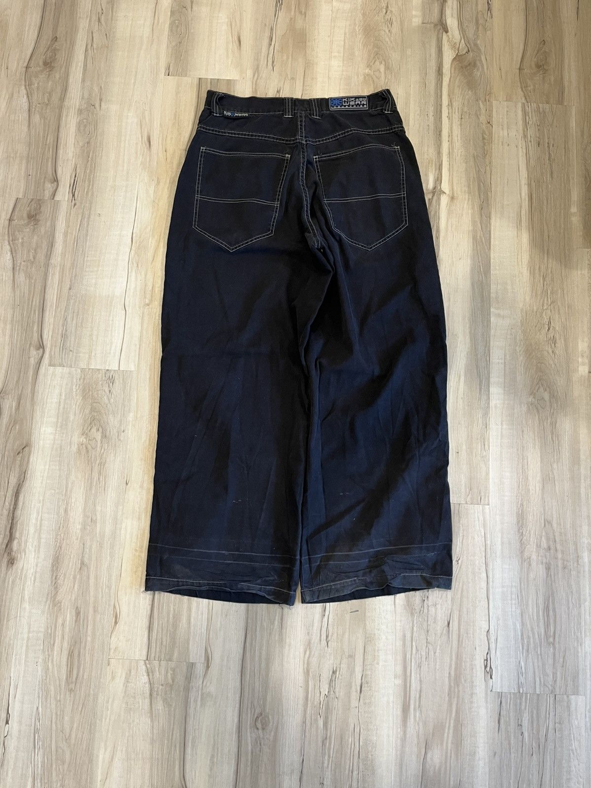 Vintage Vintage kik wear wide leg baggy pants Size US 32 / EU 48 - 2 Thumbnail