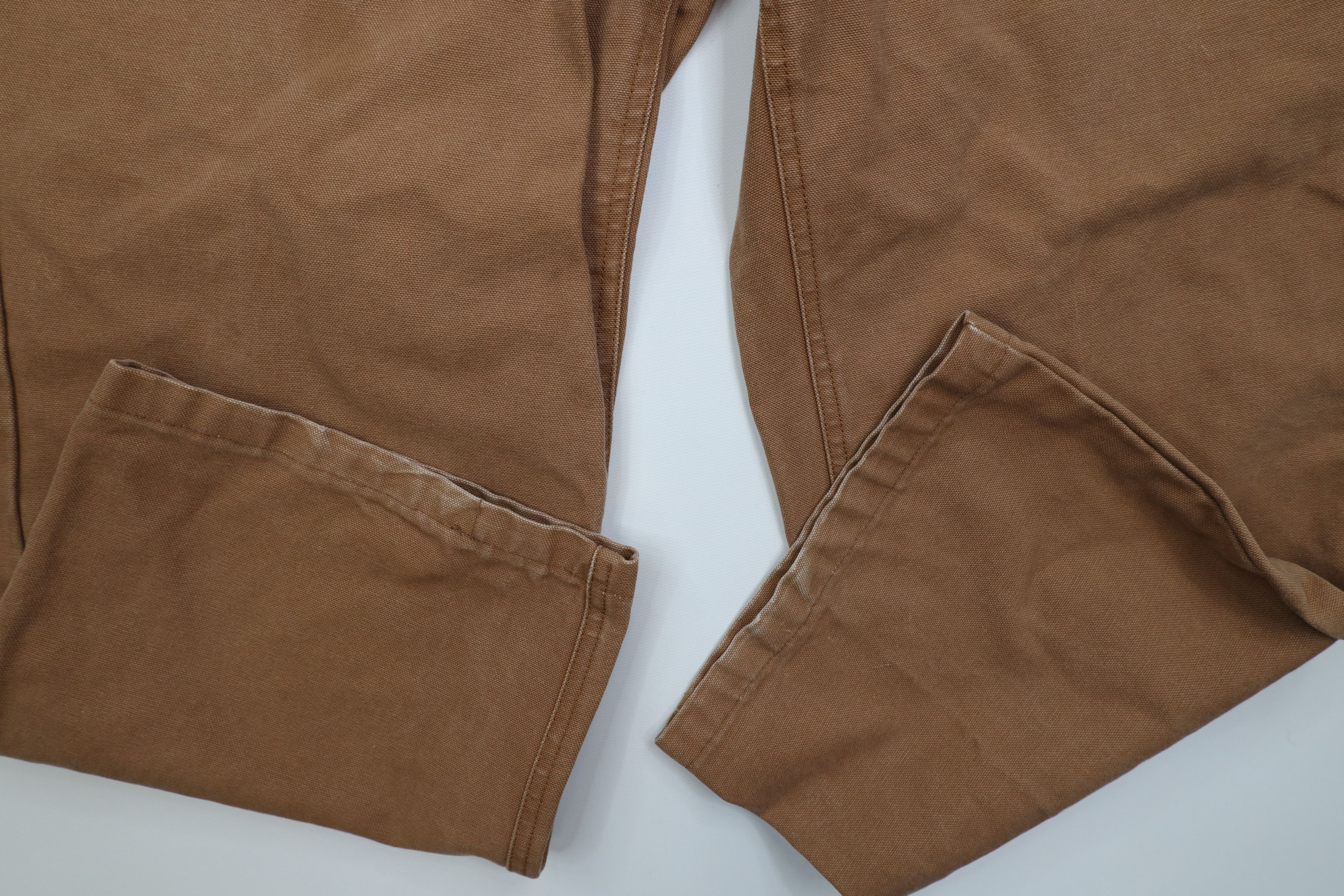 Cabelas Vintage 90s Cabelas Canvas Wide Leg Pants Brown Cotton Size US 32 / EU 48 - 5 Thumbnail