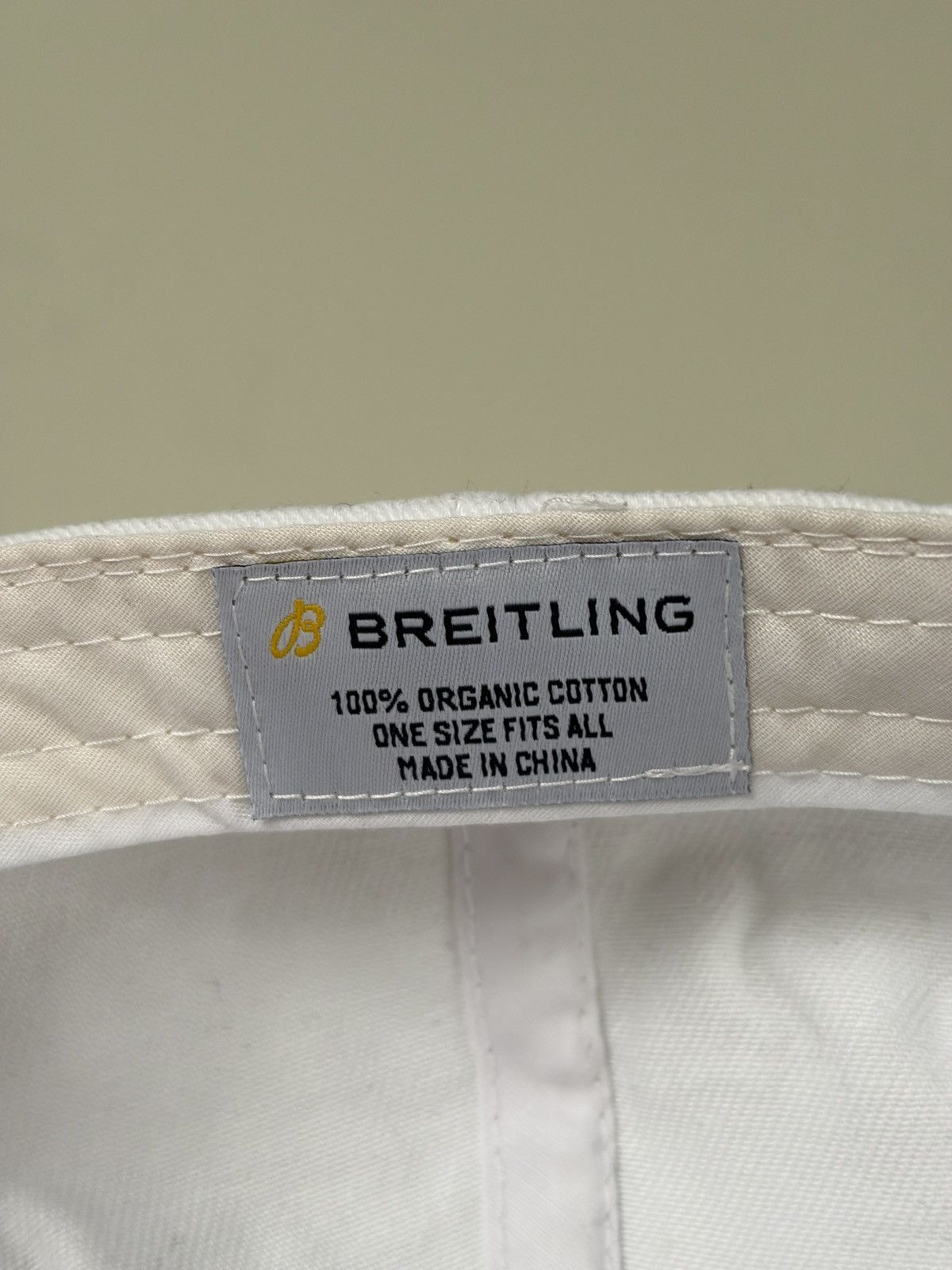 Breitling Breitling White Golden Logo Cap Size ONE SIZE - 9 Thumbnail