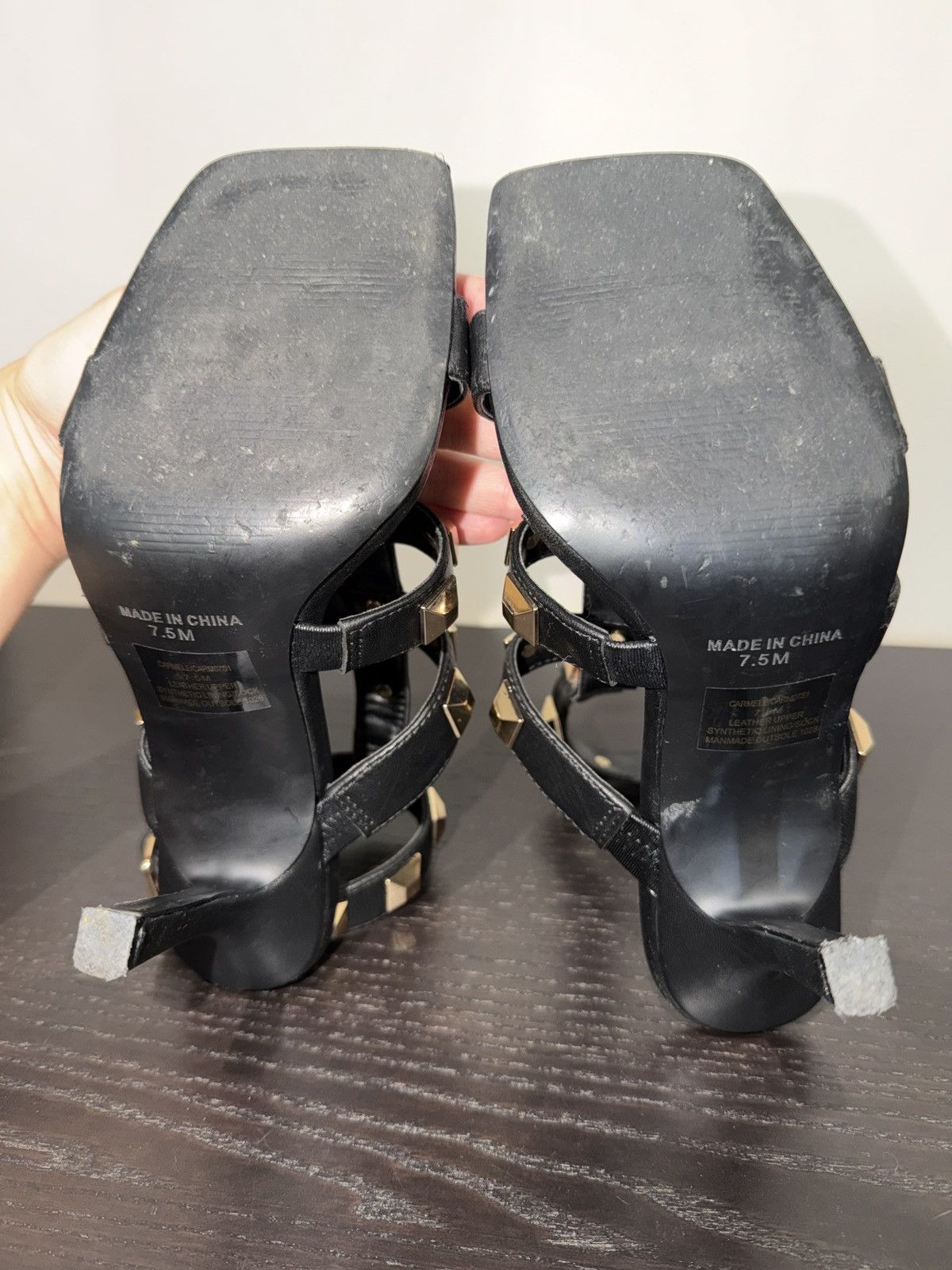 Steve Madden Steve Madden Rock Stud Heeled Sandals Size US 7.5 / IT 37.5 - 8 Thumbnail