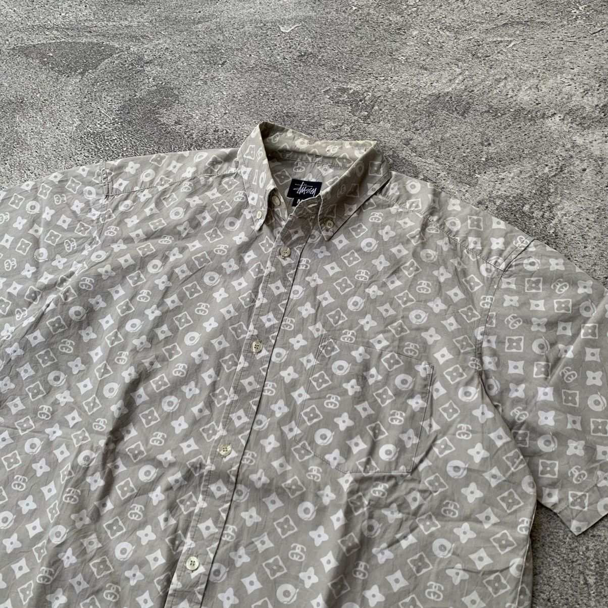 Stussy × Vintage 💥Rare💥 90’s Stussy LV monogram Shirt Size US M / EU 48-50 / 2 - 3 Thumbnail