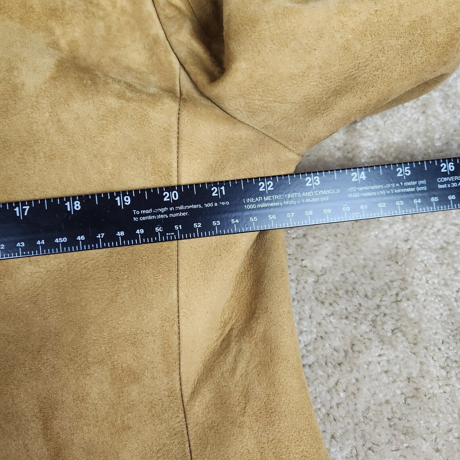 Corbin Corbin Vtg 70s USA Men Tan Lambskin Suede Blazer Coat Jacket Size US S / EU 44-46 / 1 - 7 Thumbnail
