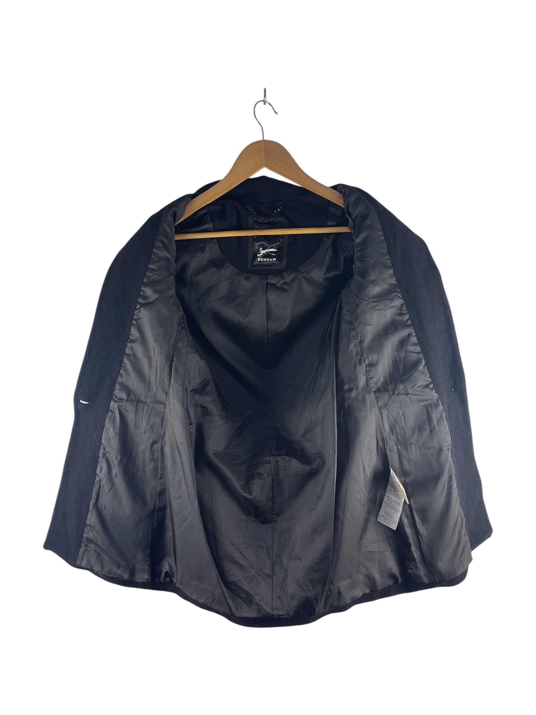 DENHAM Denham Conquer Wool Blazer Black XS Minimal Tailored Jacket Size US XS / EU 42 / 0 - 3 Thumbnail