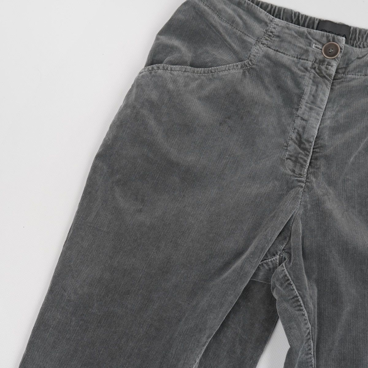 OSKA Oska Corduroy Velvet Pants Trousers Gray Size 30" / US 8 / IT 44 - 8 Thumbnail