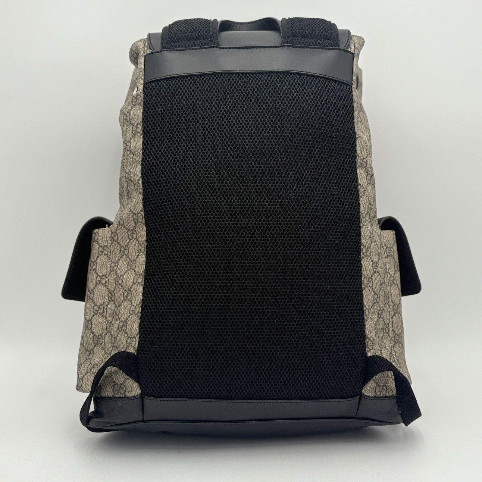 Gucci Gucci Soft Monogram GG Supreme Backpack ' Black Brown 'GREAT Size ONE SIZE - 13 Thumbnail