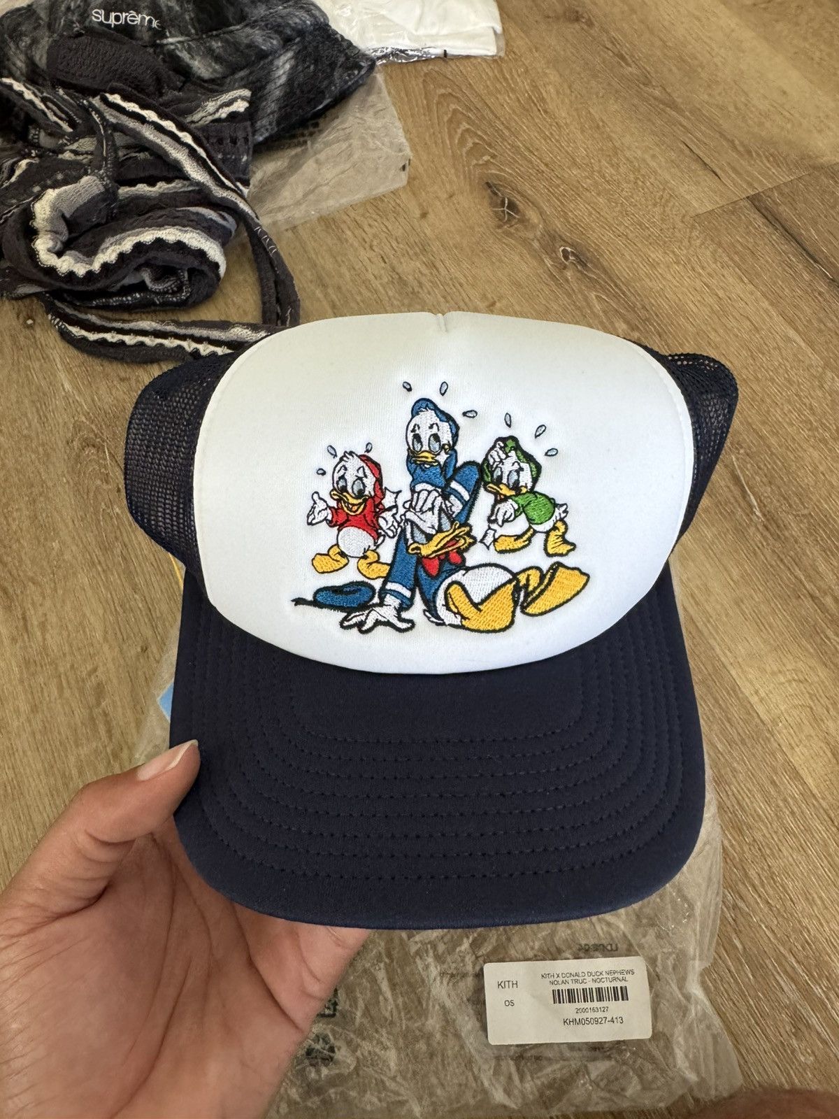 Kith Disney Donald Duck Nephews Nolan Trucker Hat