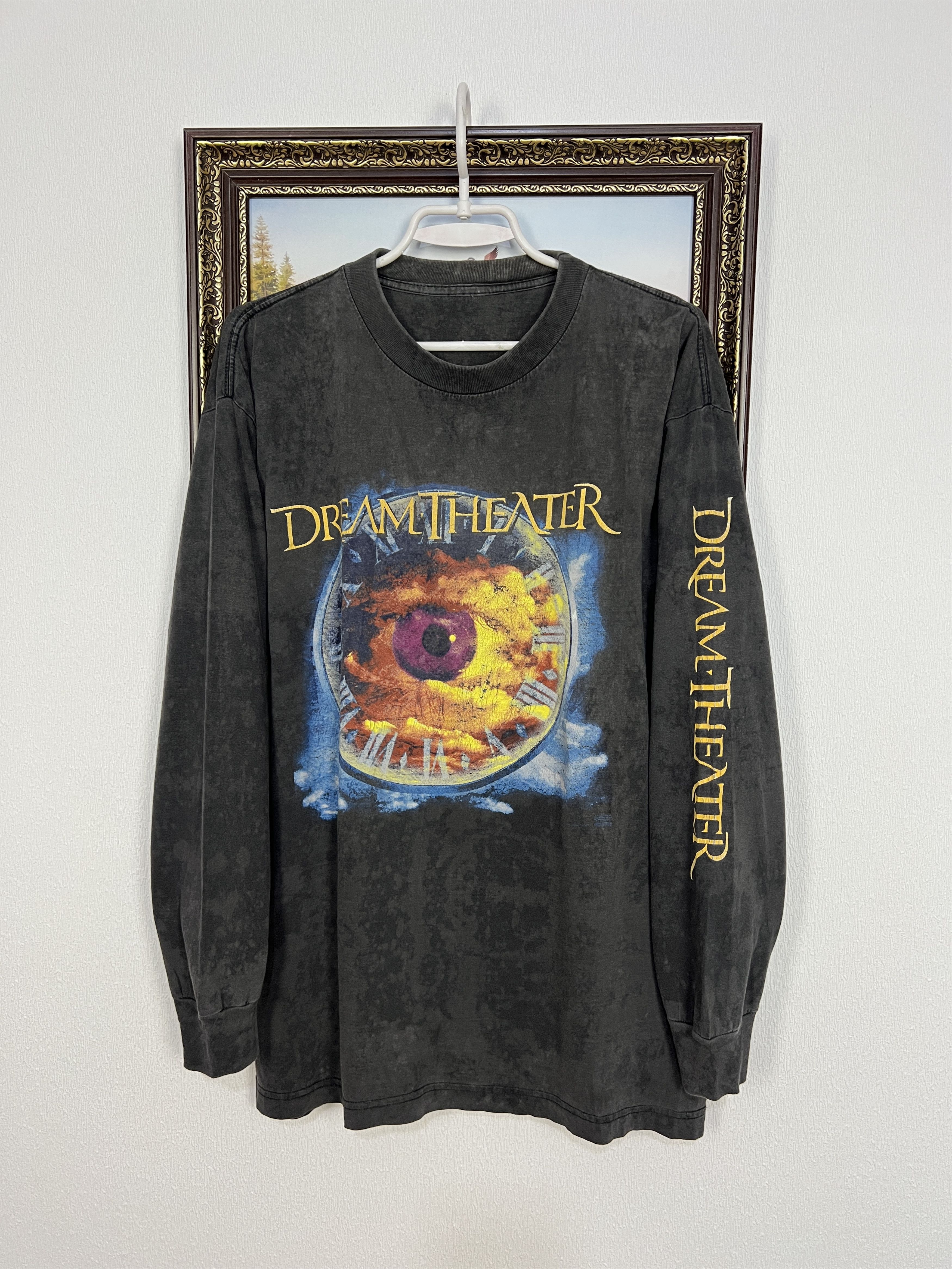 Vintage Vintage 90's Dream Theater Waking Up The World Long Shirt Size US L / EU 52-54 / 3 - 1 Thumbnail