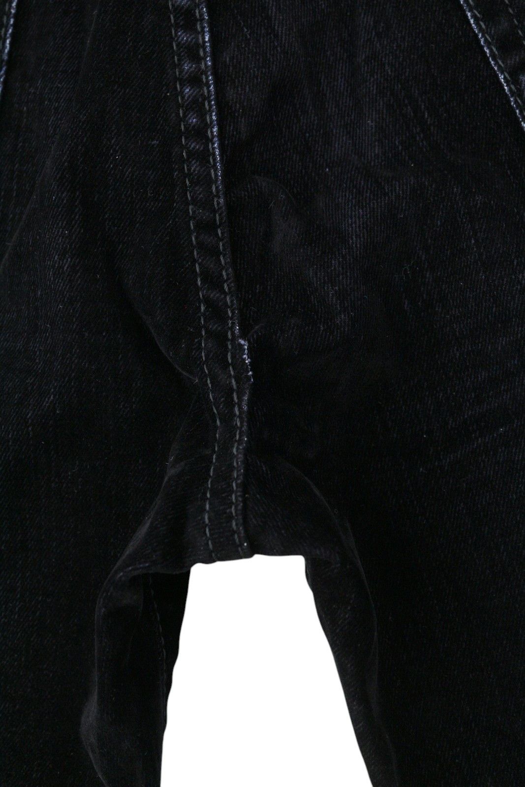R13 ROMEO 29 Flocked Black Velvet Ankle Straight Zip 85816 Size 29" - 11 Thumbnail