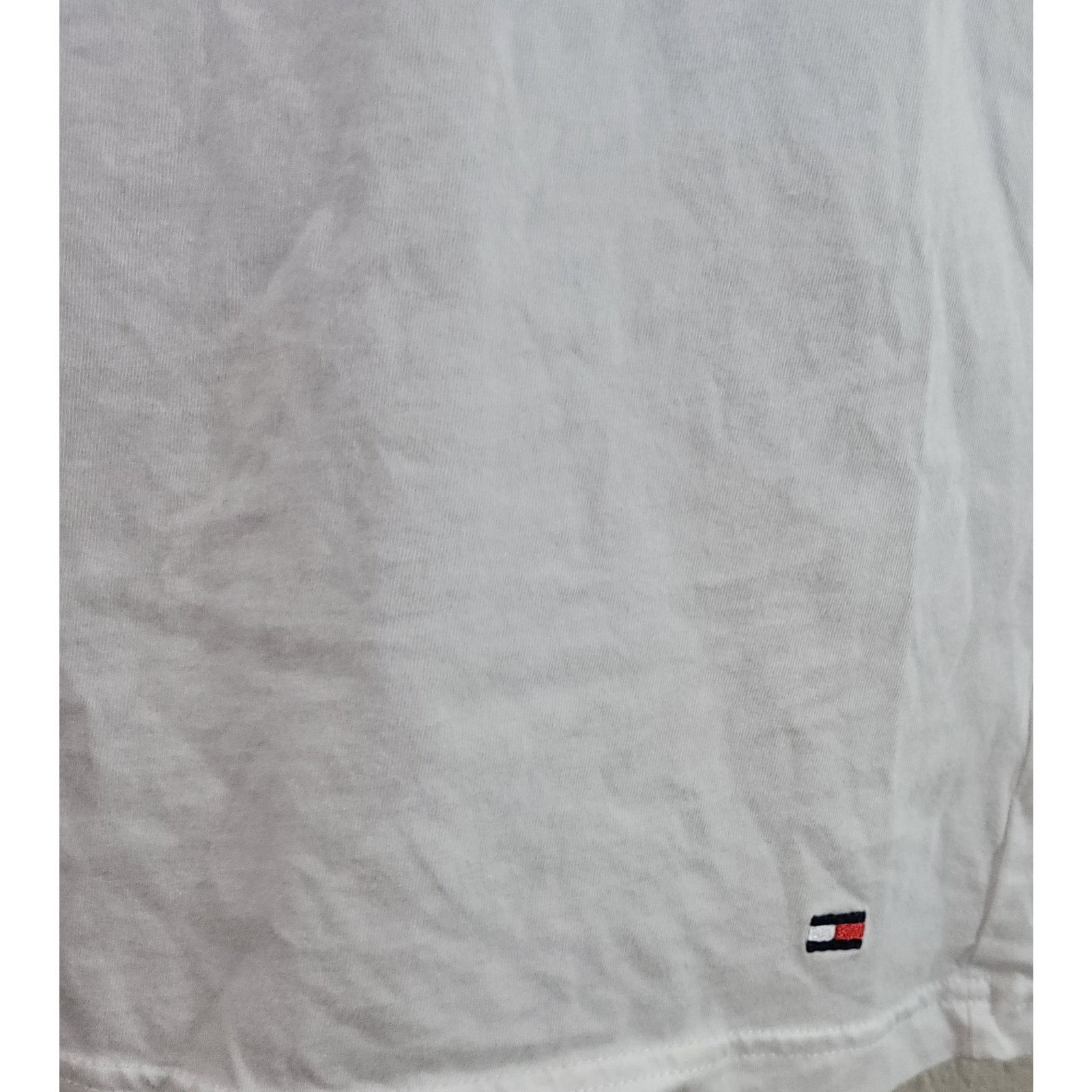 Tommy Hilfiger Tommy Hilfiger White Crew Neck T Shirt Large Lightweight Size US L / EU 52-54 / 3 - 2 Thumbnail