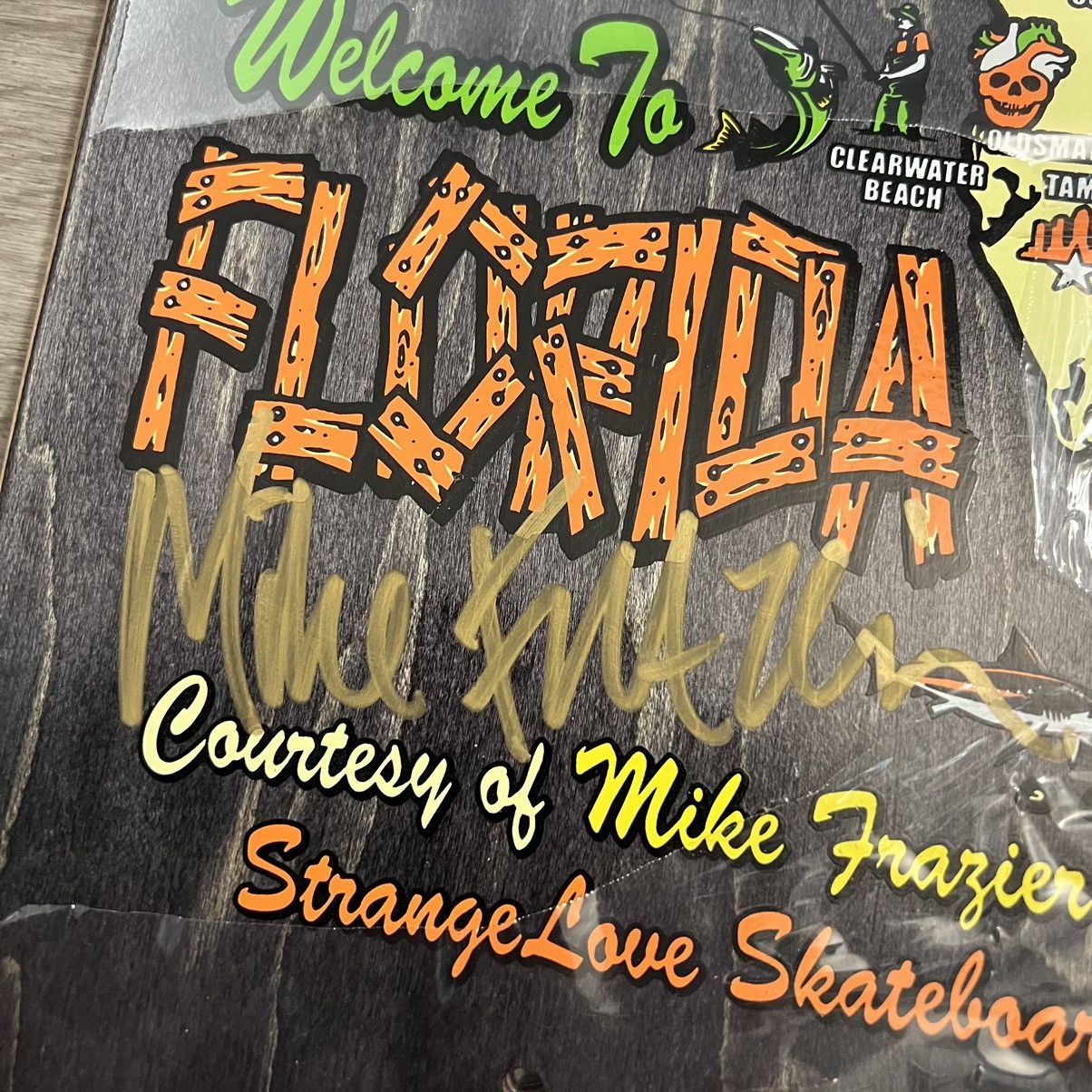 StrangeLove Skateboards StrangeLove Skateboards Mike Frazier Signed 8.25 Deck Size ONE SIZE - 11 Thumbnail