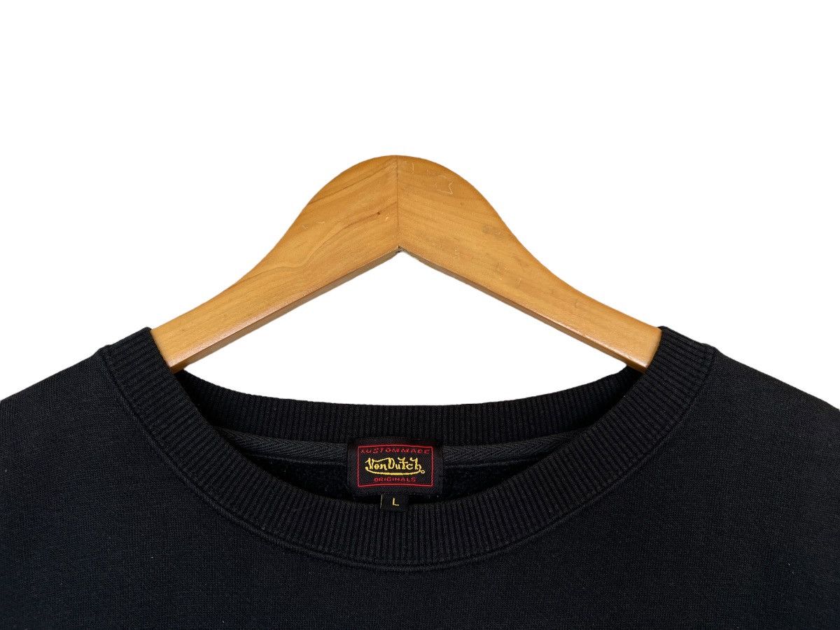 Von Dutch Vintage Von Dutch Eye Flame Black Sweatshirt Size US L / EU 52-54 / 3 - 6 Thumbnail