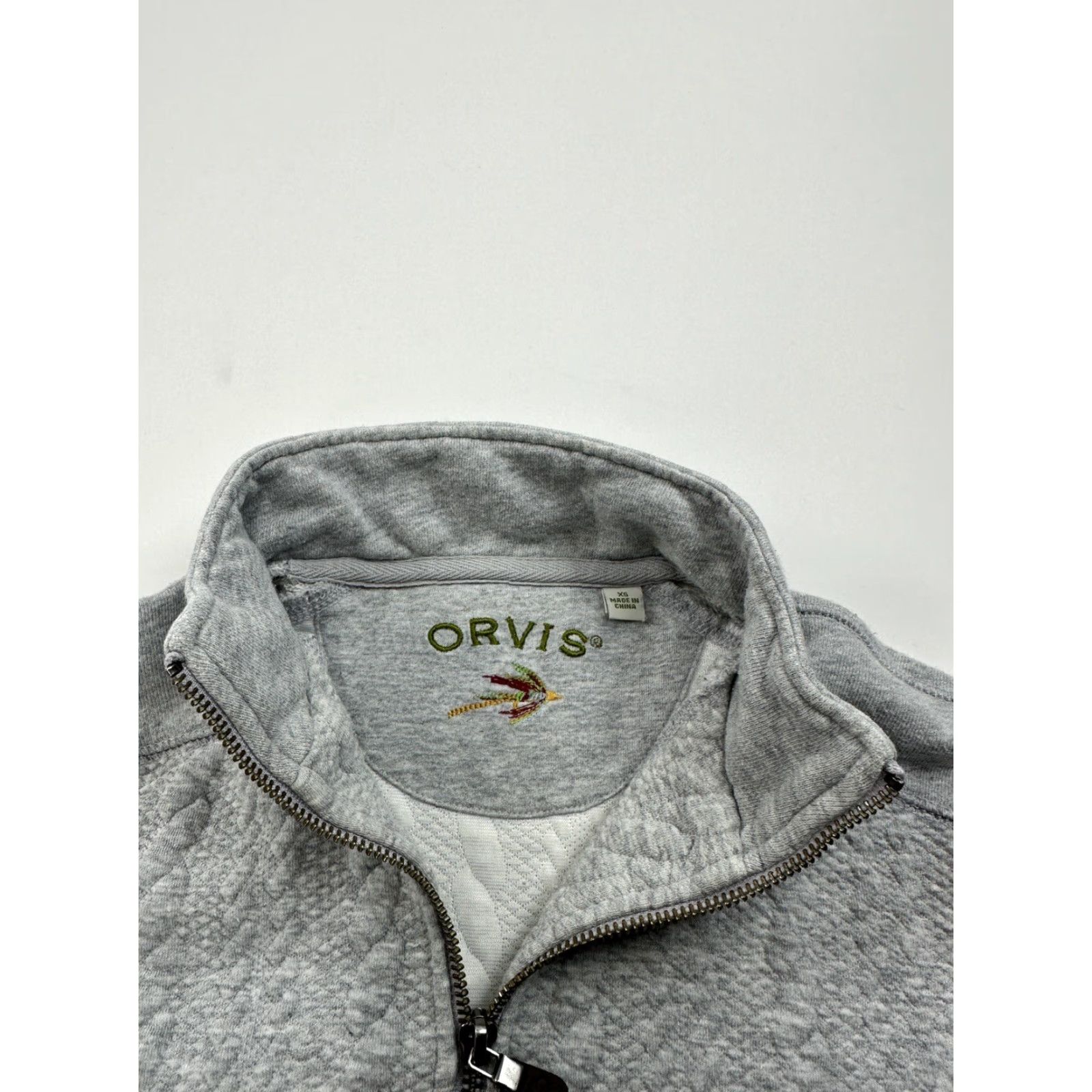 Orvis Orvis Sweatshirt Womens XS Gray 1/4 Zip Pullover Size XS / US 0-2 / IT 36-38 - 3 Thumbnail