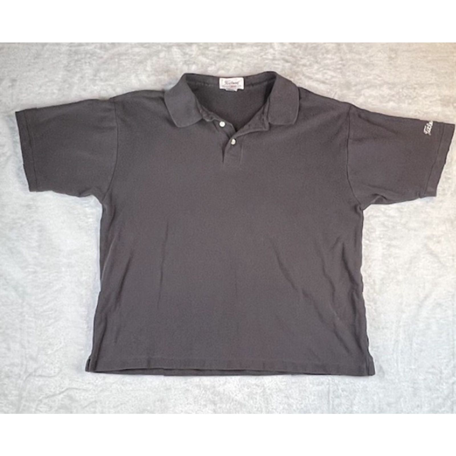 Titleist VINTAGE Titleist by Corbin Polo Shirt Men XL Black Golf Short Sleeve Collared Button Classic Casual Golf Apparel Mens XL Size US XL / EU 56 / 4 - 2 Thumbnail