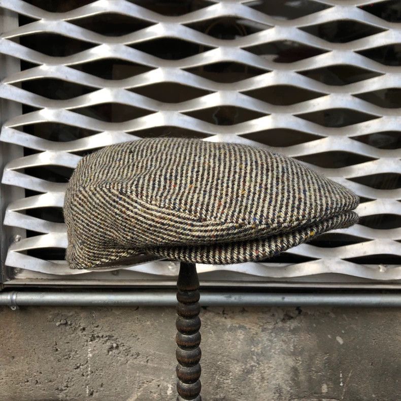 RRL Houndstooth Wool Beret 59cm - dmc