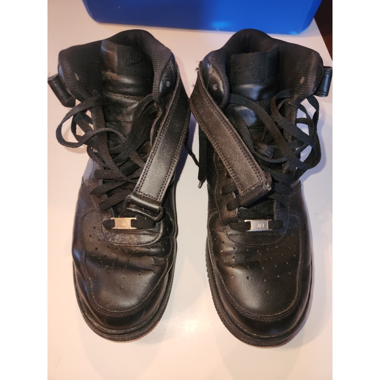 Nike Nike Air Force 1 Mid Black Size 13 Size US 13 / EU 46 - 2 Thumbnail