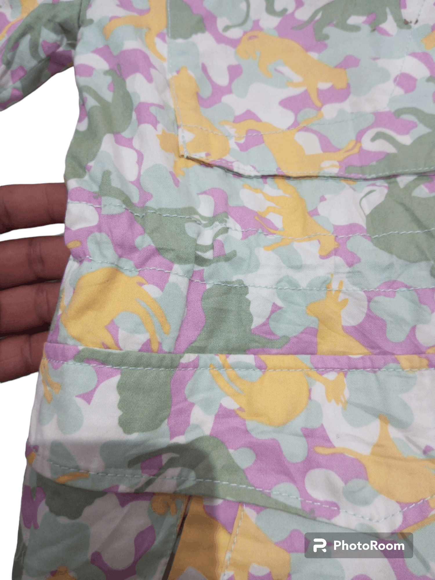 20471120 Vintage Leshop Multi pocket camo animals parka jacket Size US M / EU 48-50 / 2 - 7 Thumbnail