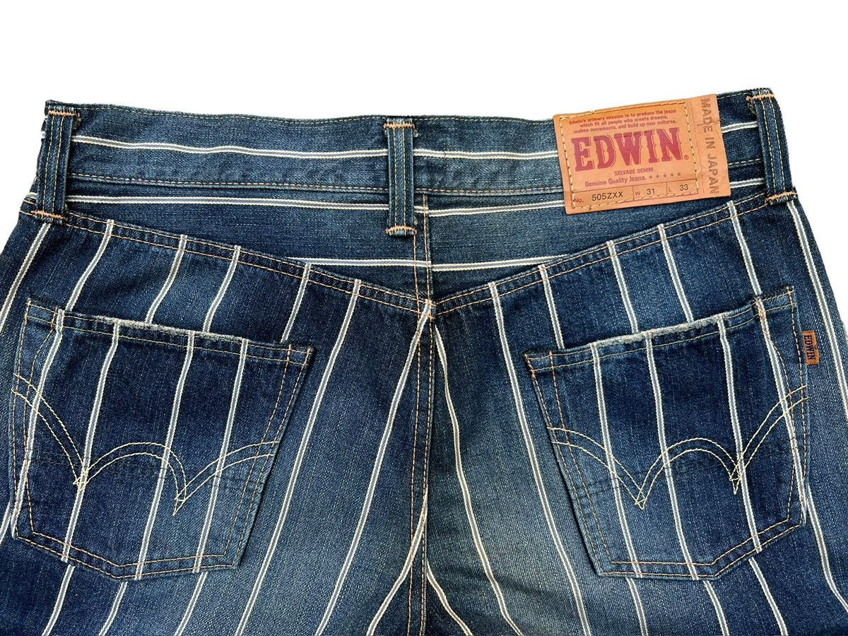 Edwin Rare🔥 Vintage Edwin 505ZXX Selvedge Denim Jeans 34x34 Size US 34 / EU 50 - 8 Thumbnail