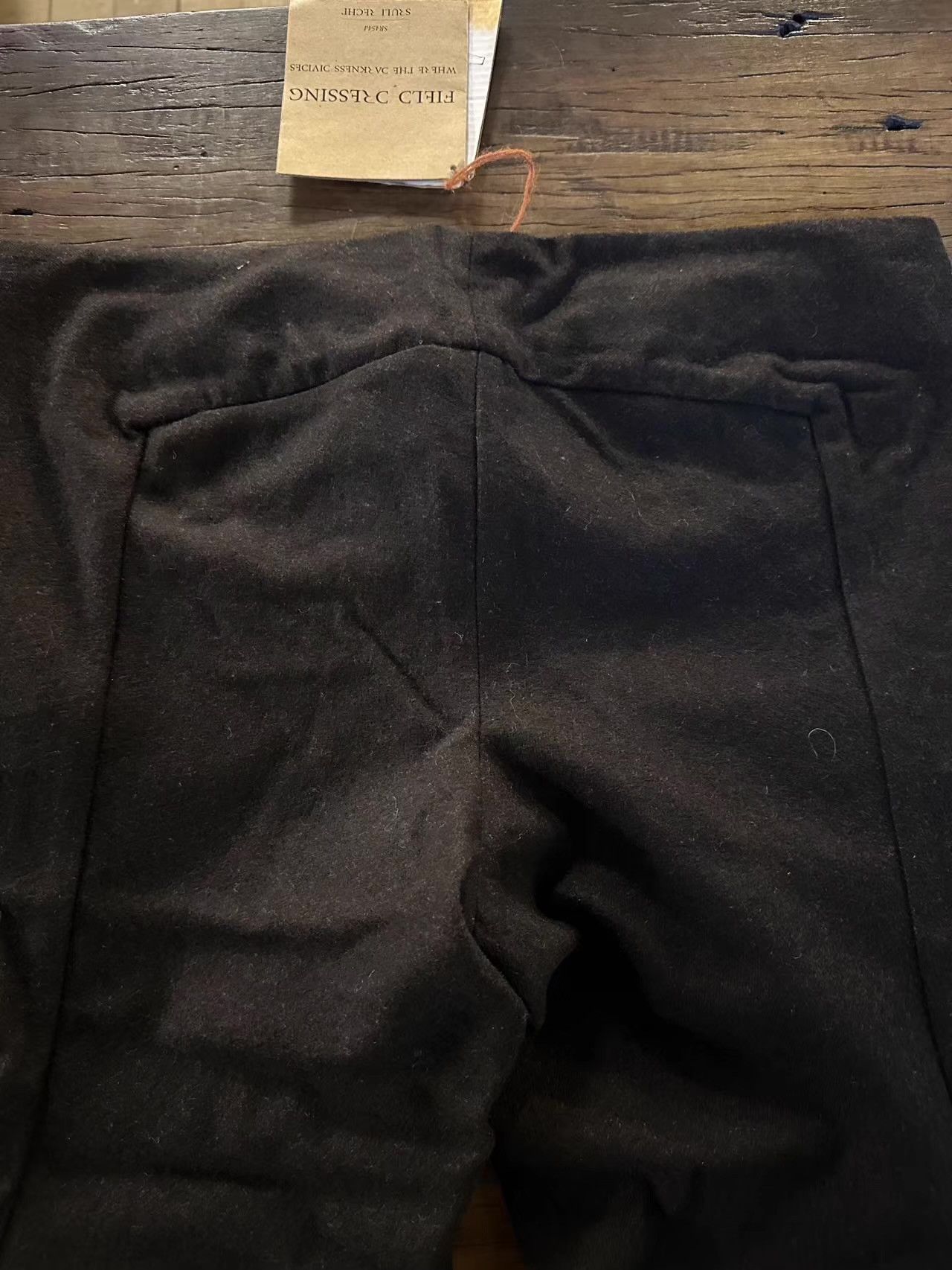 Sruli Recht SRULI RECHT 12AW Men’s Black Low‑Waist Structured Wool Ｑ25 Size US 30 / EU 46 - 2 Thumbnail