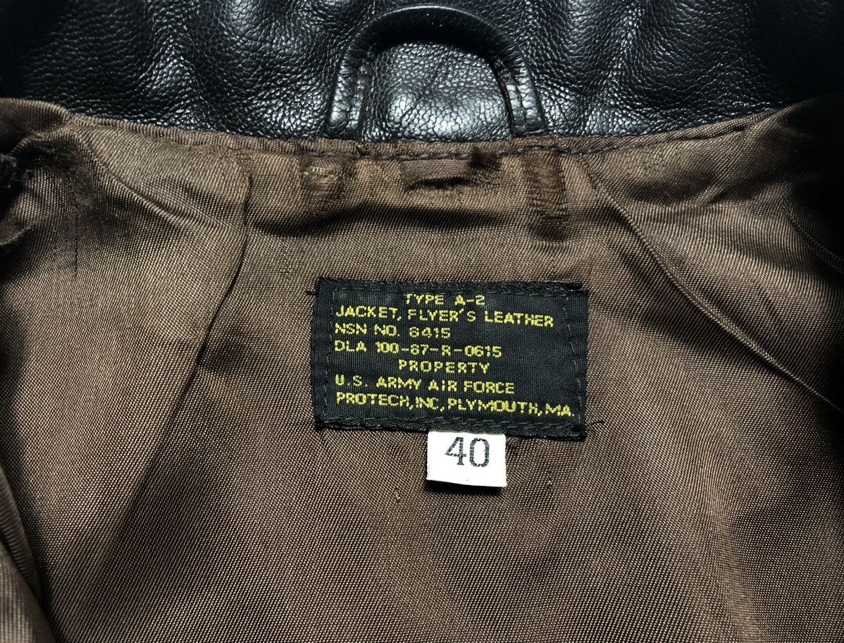 Other Vintage US A-2 army flyers leather jacket Size US M / EU 48-50 / 2 - 17 Thumbnail