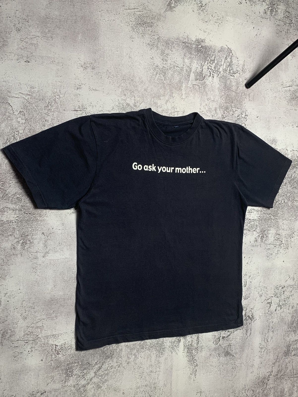 Vintage Humor faded Tee Ask Your Mother Size US L / EU 52-54 / 3 - 3 Thumbnail