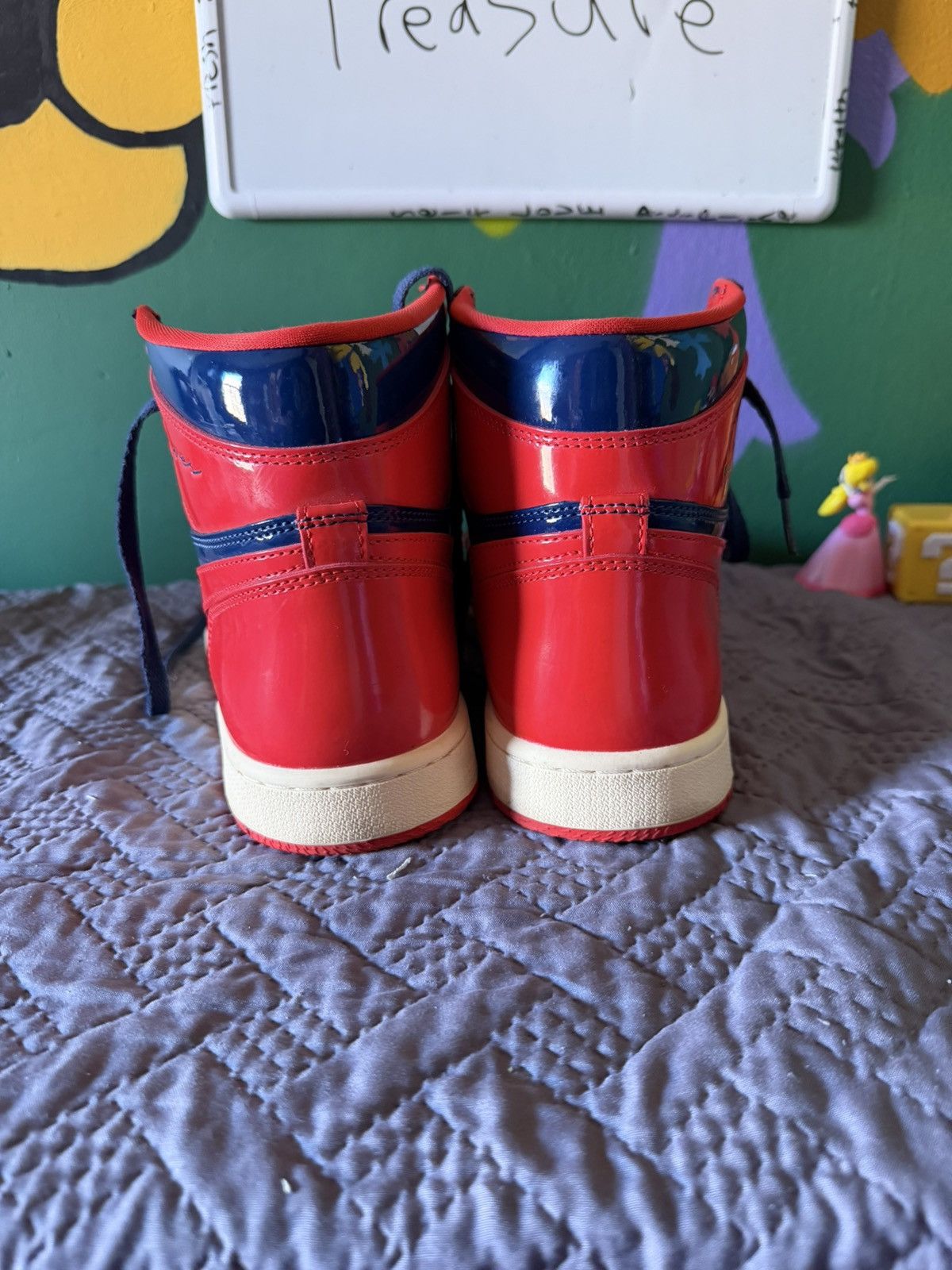Reves Paris Air Kiy RARE Midnight Blue Red Size US 11 / EU 44 - 7 Thumbnail