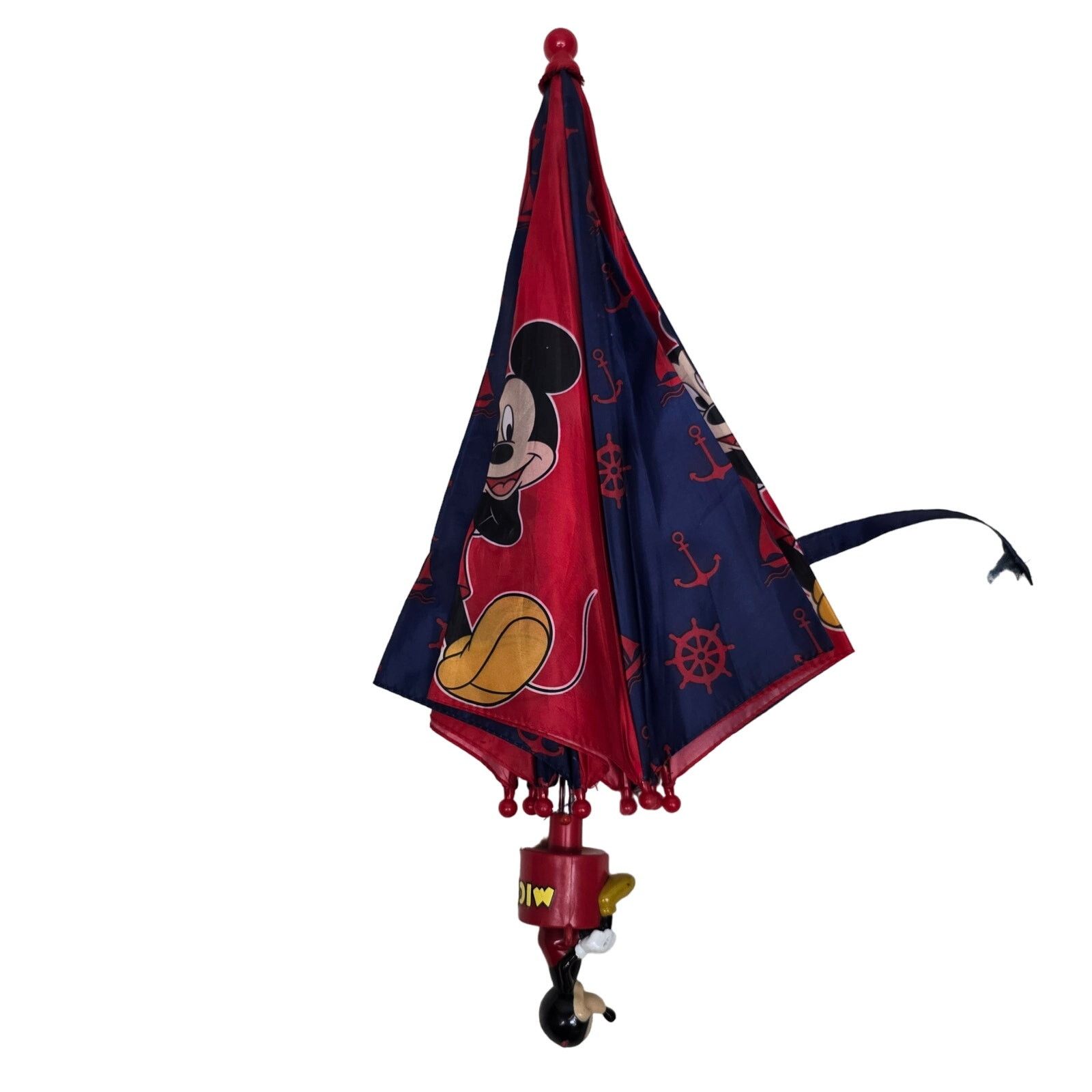 Disney Disney Mickey Mouse Umbrella Kids 3D Figure Handle Nautical Size ONE SIZE - 8 Thumbnail