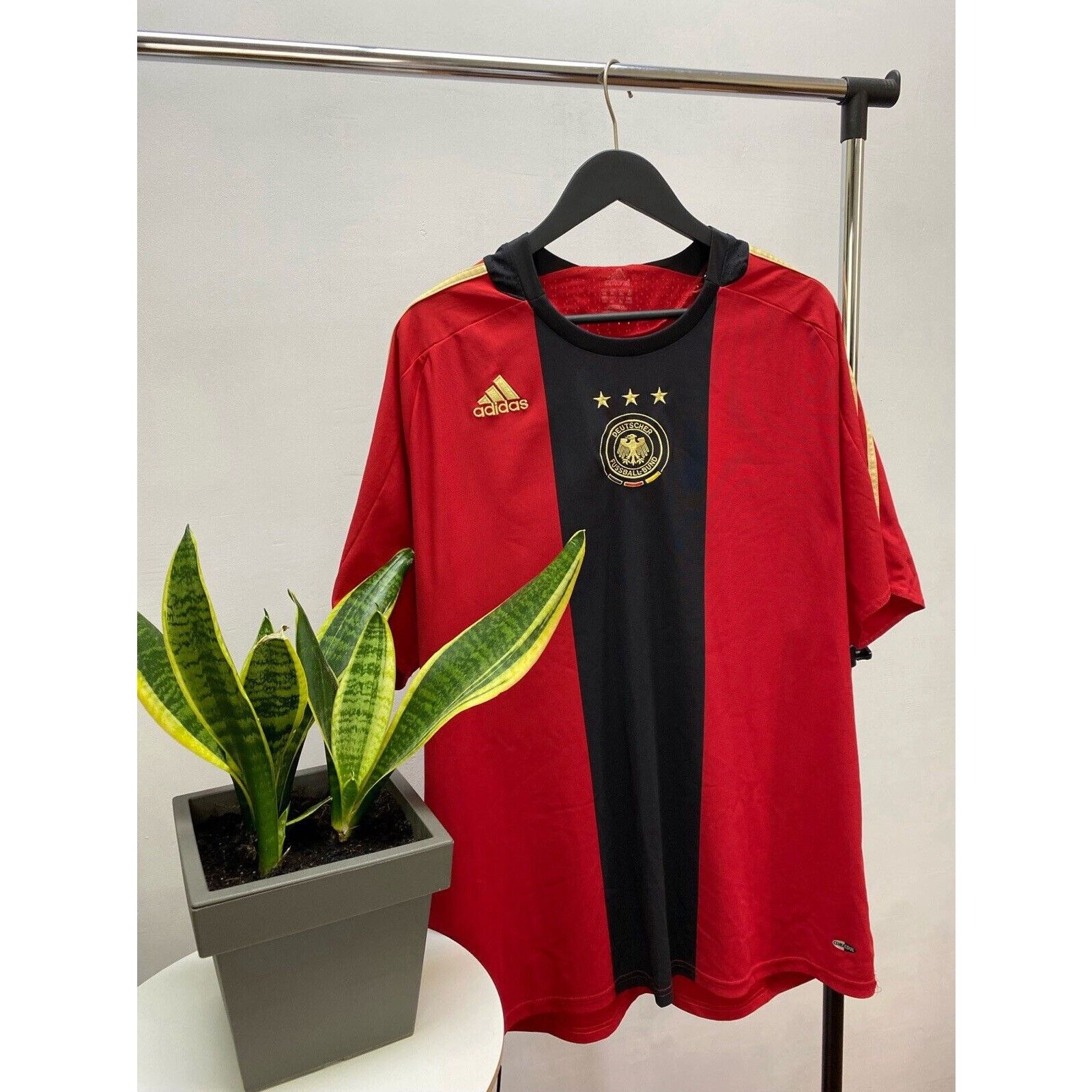 Adidas × Vintage Vintage Germany National 2008 Y2k Blokecore Football Shirt Size US XL / EU 56 / 4 - 3 Thumbnail