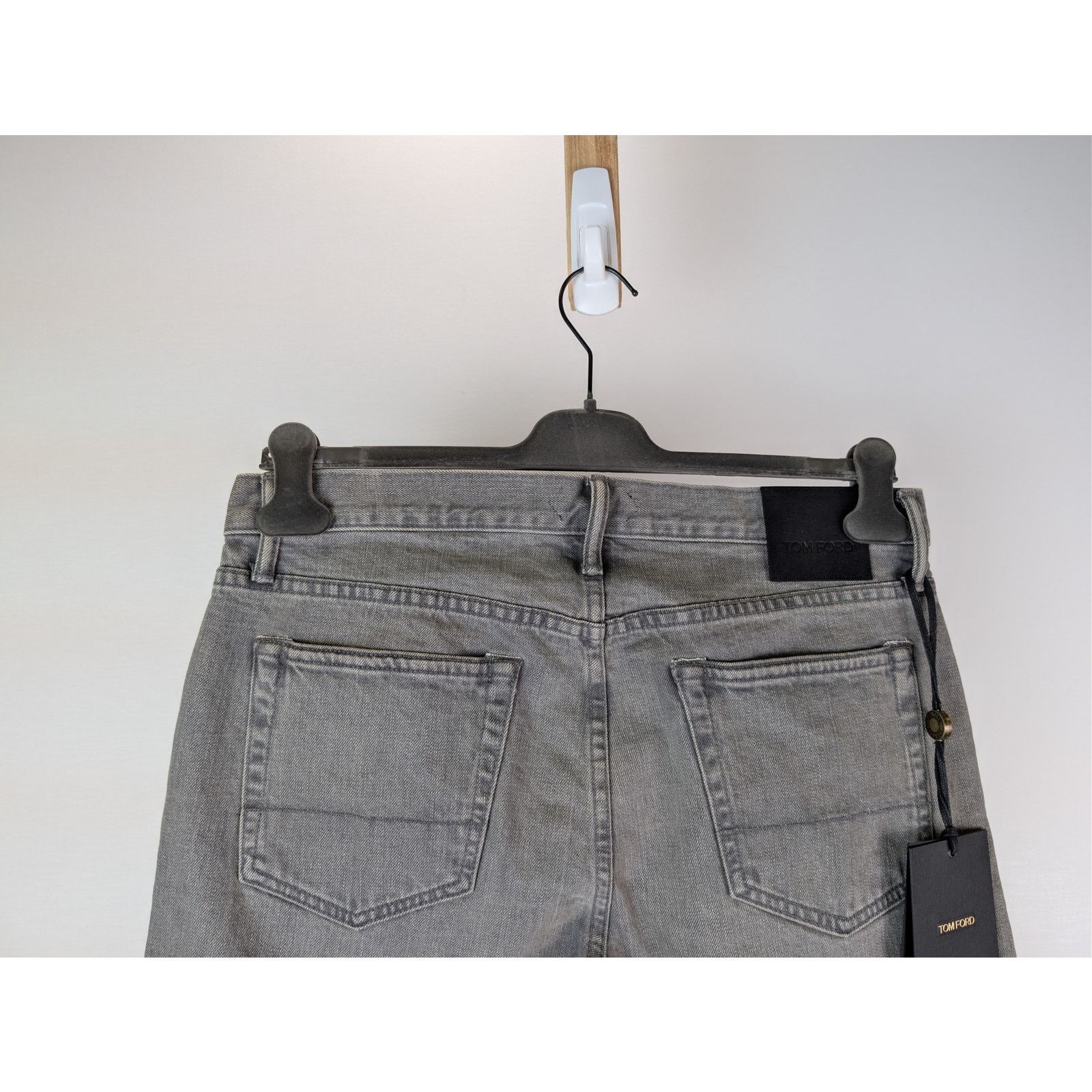 Tom Ford o1rshd1 Q:3 / Slim Denim Jeans in Grey Size US 34 / EU 50 - 10 Thumbnail