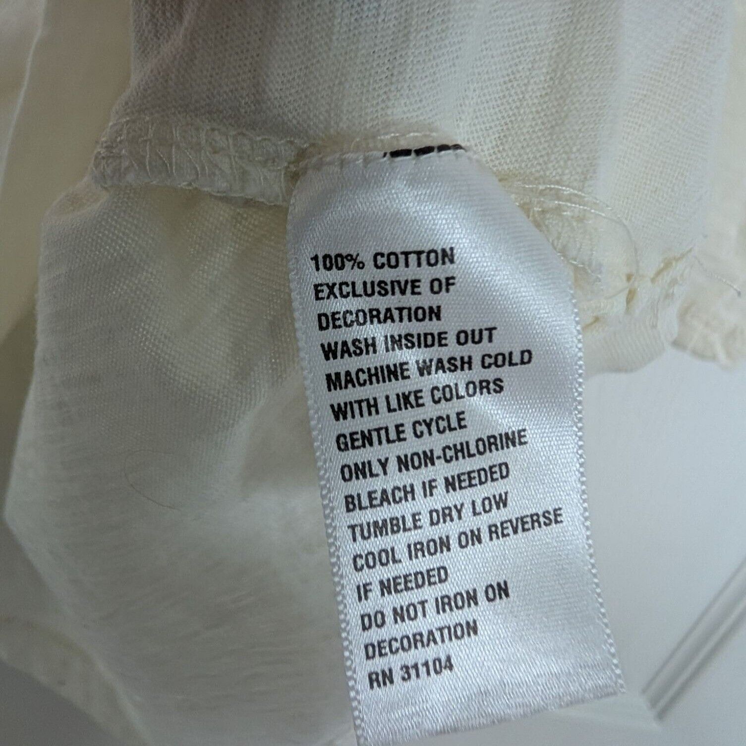 Designer Crown & Ivy Horse Authentic Tee Womens Size XL White Size XL / US 12-14 / IT 48-50 - 6 Thumbnail