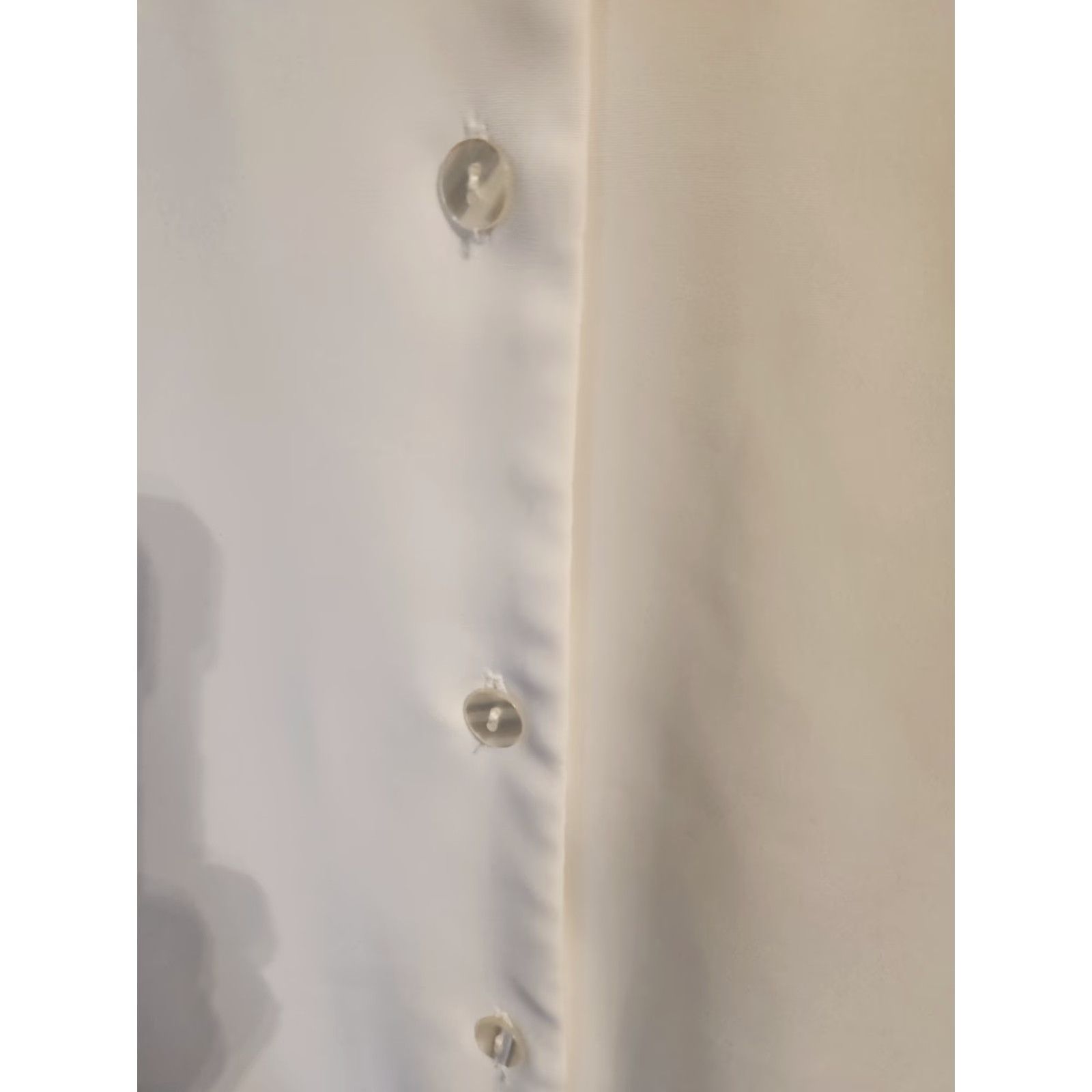Vintage VINTAGE Laura Scott White Embroidered Floral Trim Button Front Top Boho 22W Plus Womens Blouse Shirt Size 3XL / US 20-22 - 4 Thumbnail