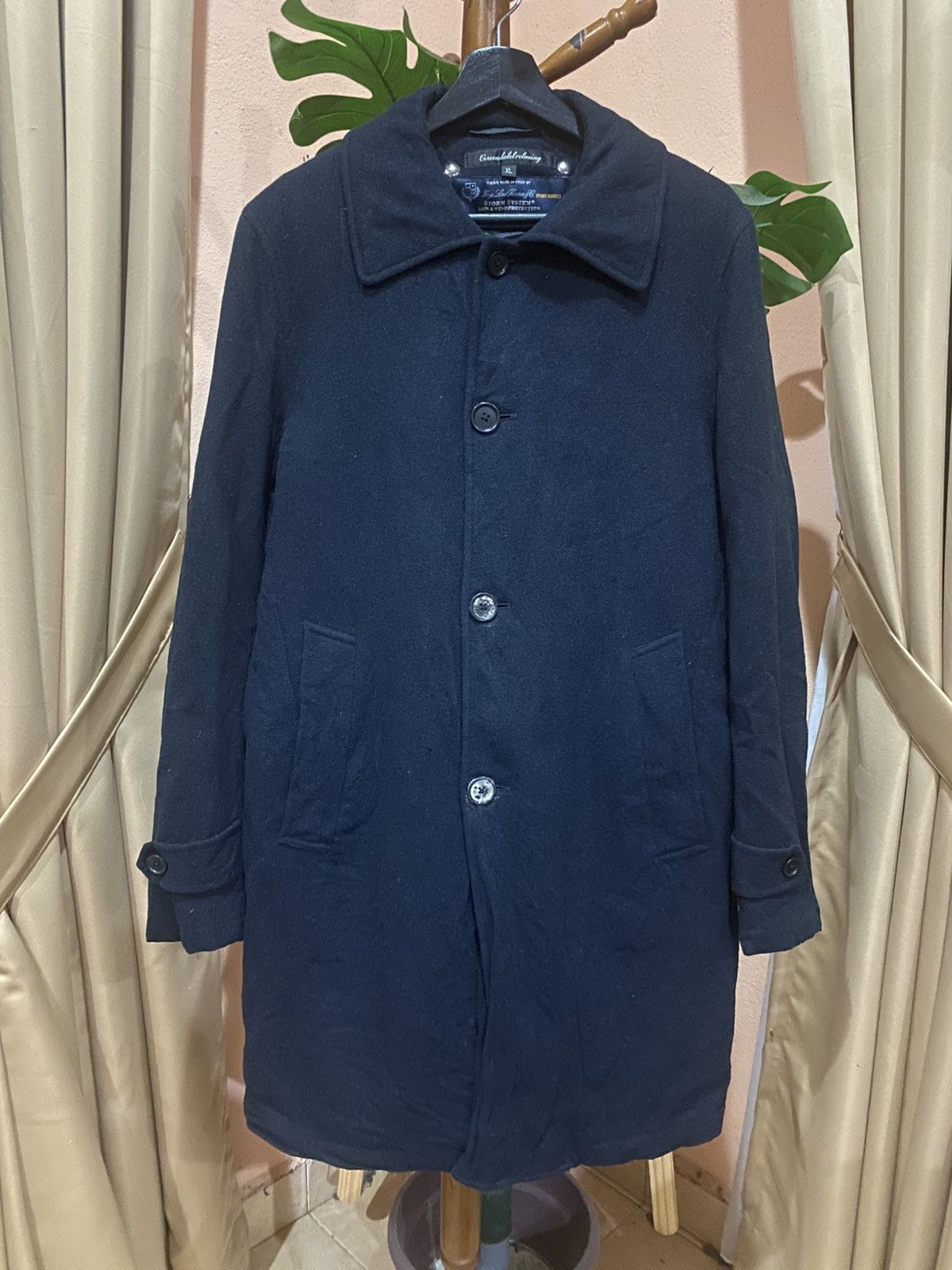Loro Piana Green Label Relaxing x Loro Piana Storm System Wool Coat Size L / US 10 / IT 46 - 1 Thumbnail