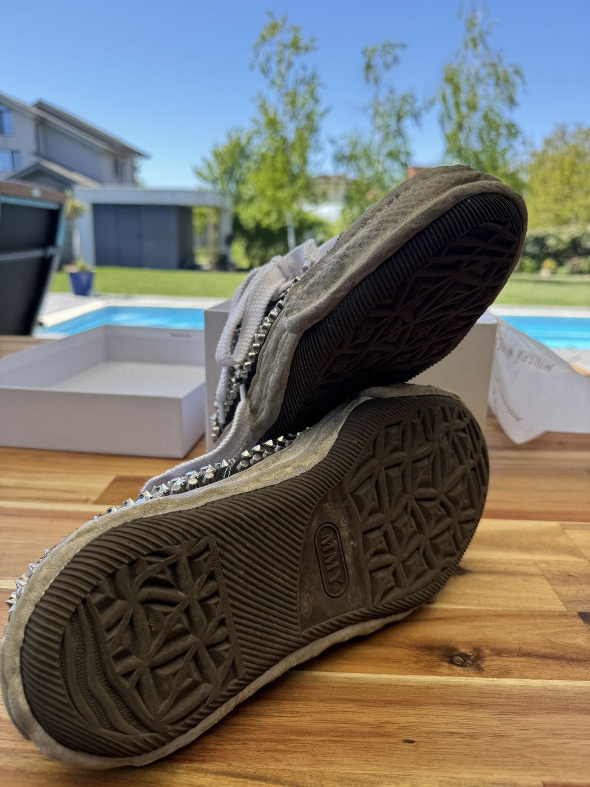 Maison MIHARA YASUHIRO Maison MiharaYasuhiro Studded Peterson Sneakers Size US 8 / EU 41 - 5 Thumbnail