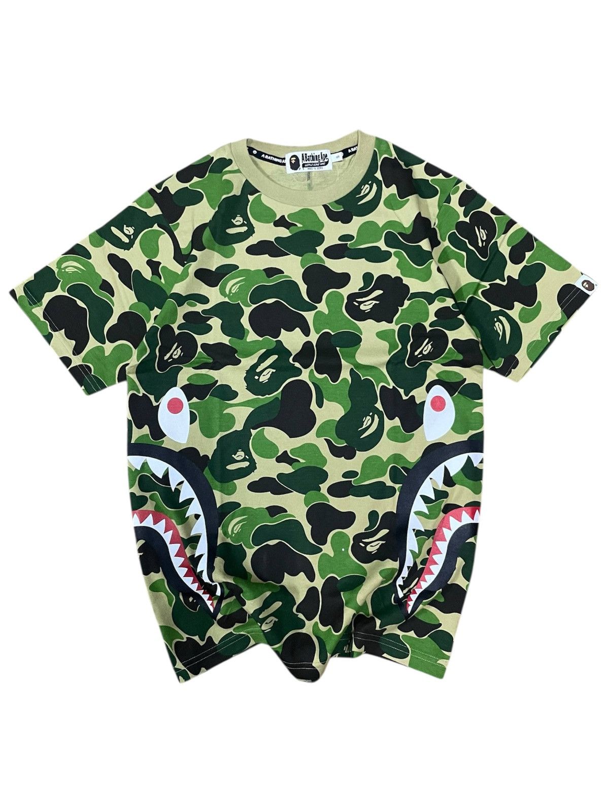Bape BAPE ABC CAMO GREEN SHARK Size US S / EU 44-46 / 1 - 2 Thumbnail