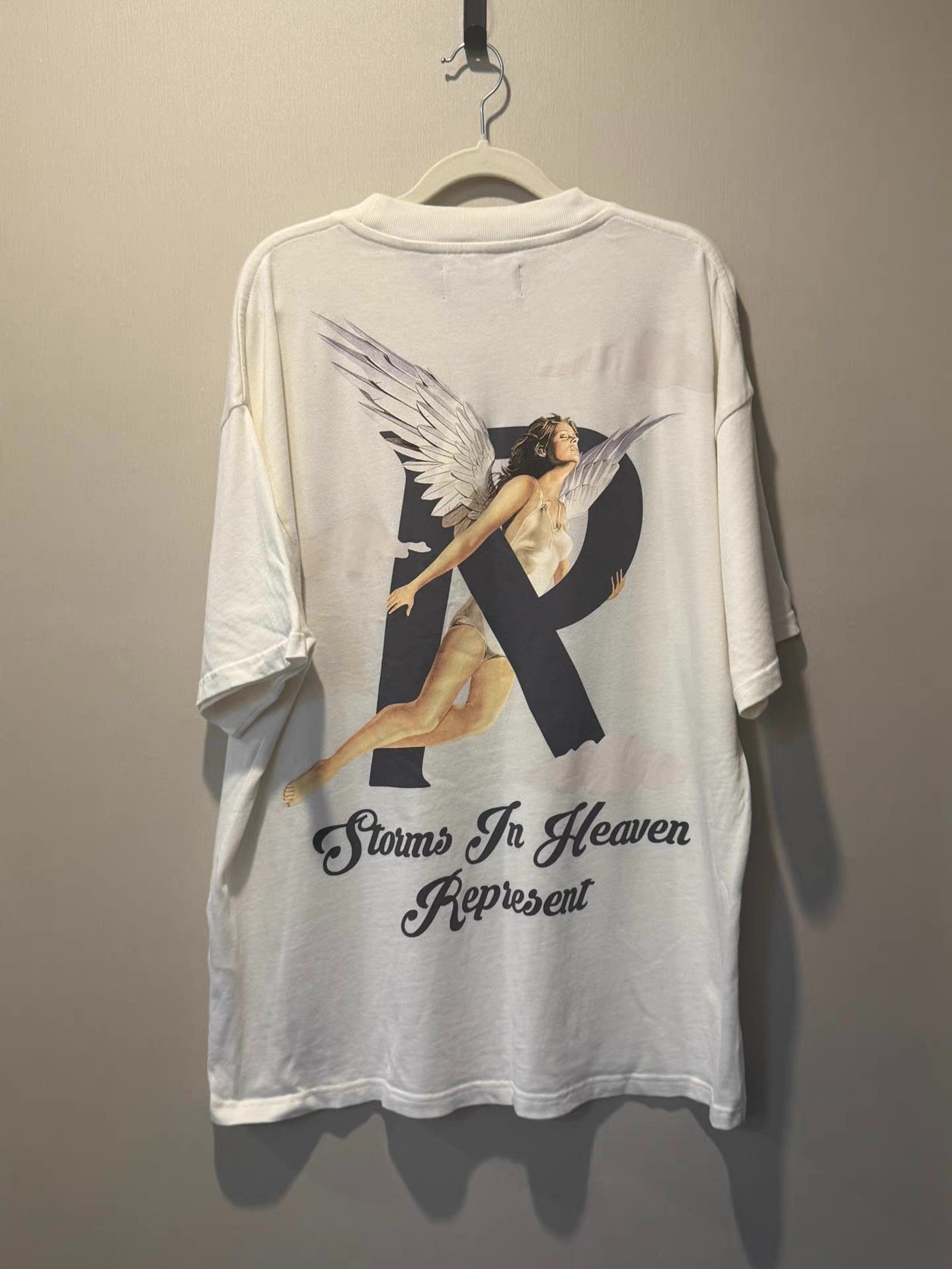 Represent Clo. REPRESENT Angel Letter Print CrewNeckShortSleeveT-Shirt Ｑ20 Size US M / EU 48-50 / 2 - 2 Thumbnail