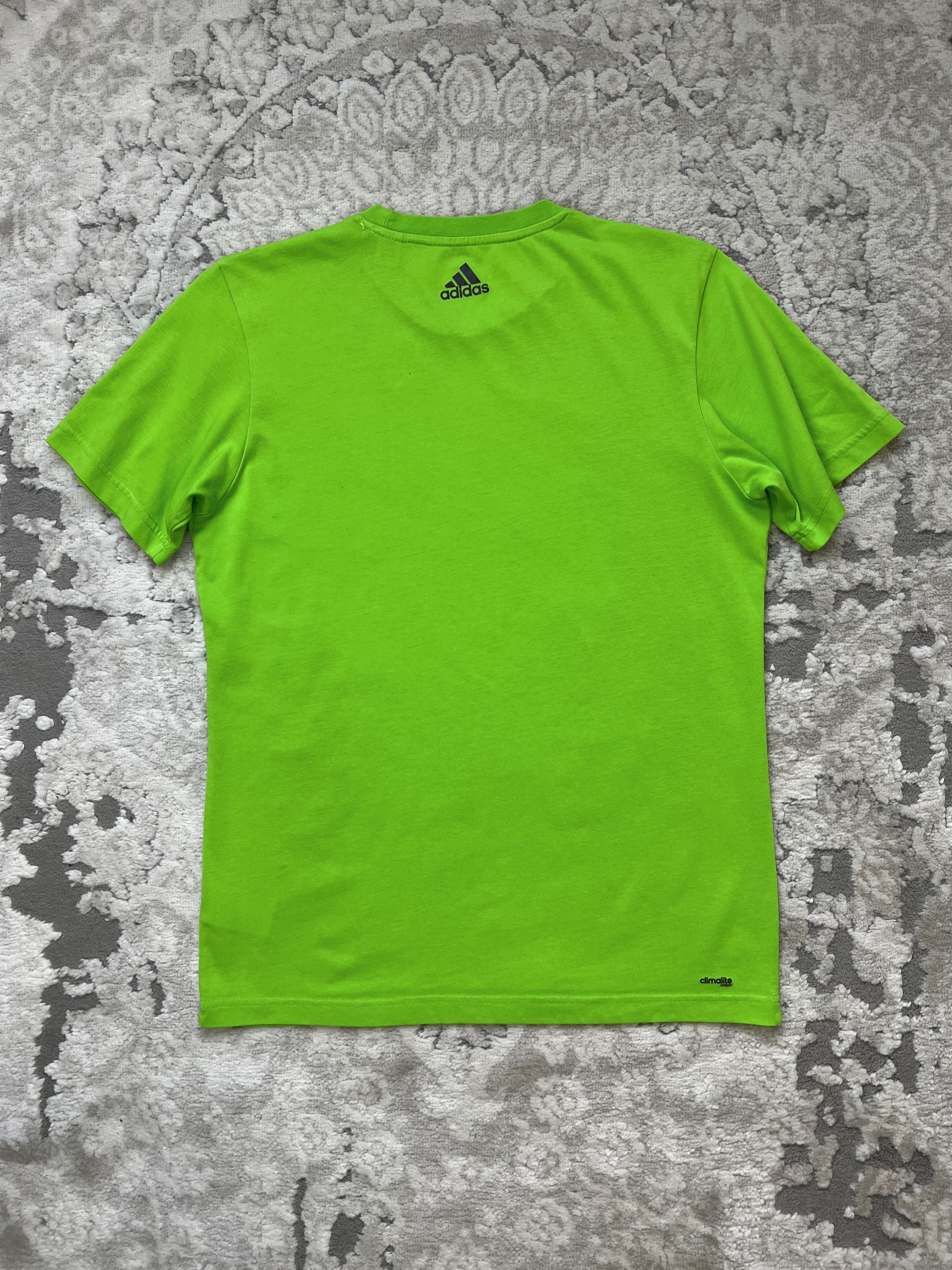 Adidas Adidas Climalite Cotton Lime Green T-Shirt Size US S / EU 44-46 / 1 - 6 Thumbnail