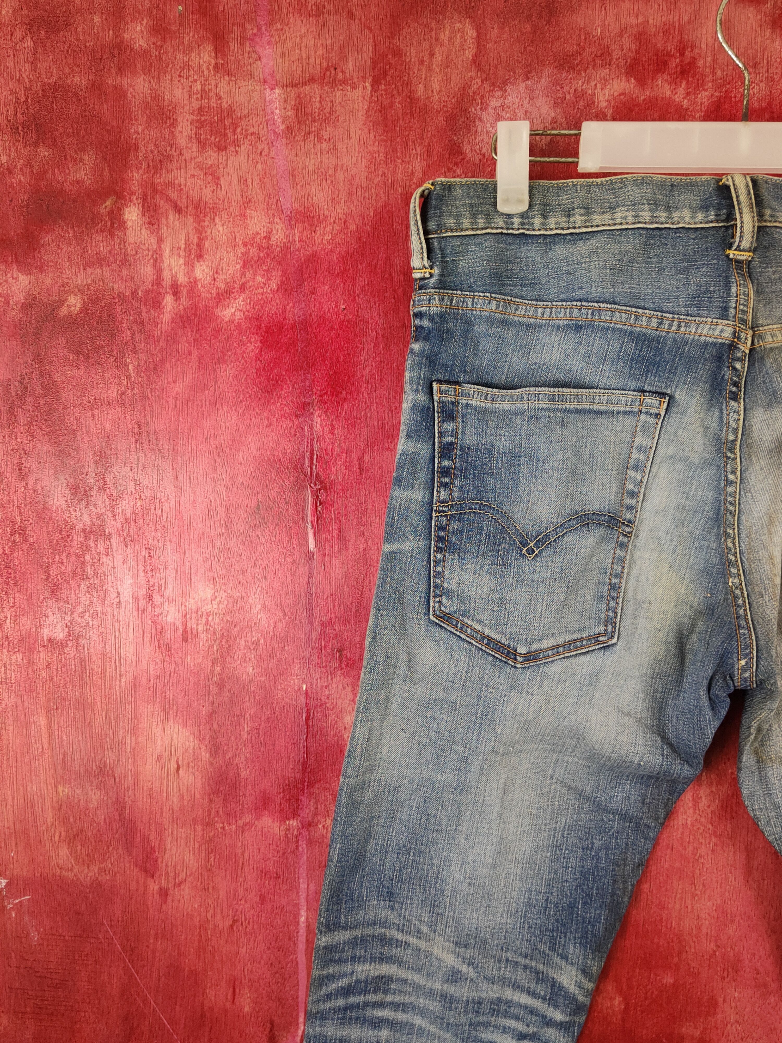 Levi's Levi's Blue Faded Distressed Ripped Jeans #S1837 Size US 31 - 9 Thumbnail