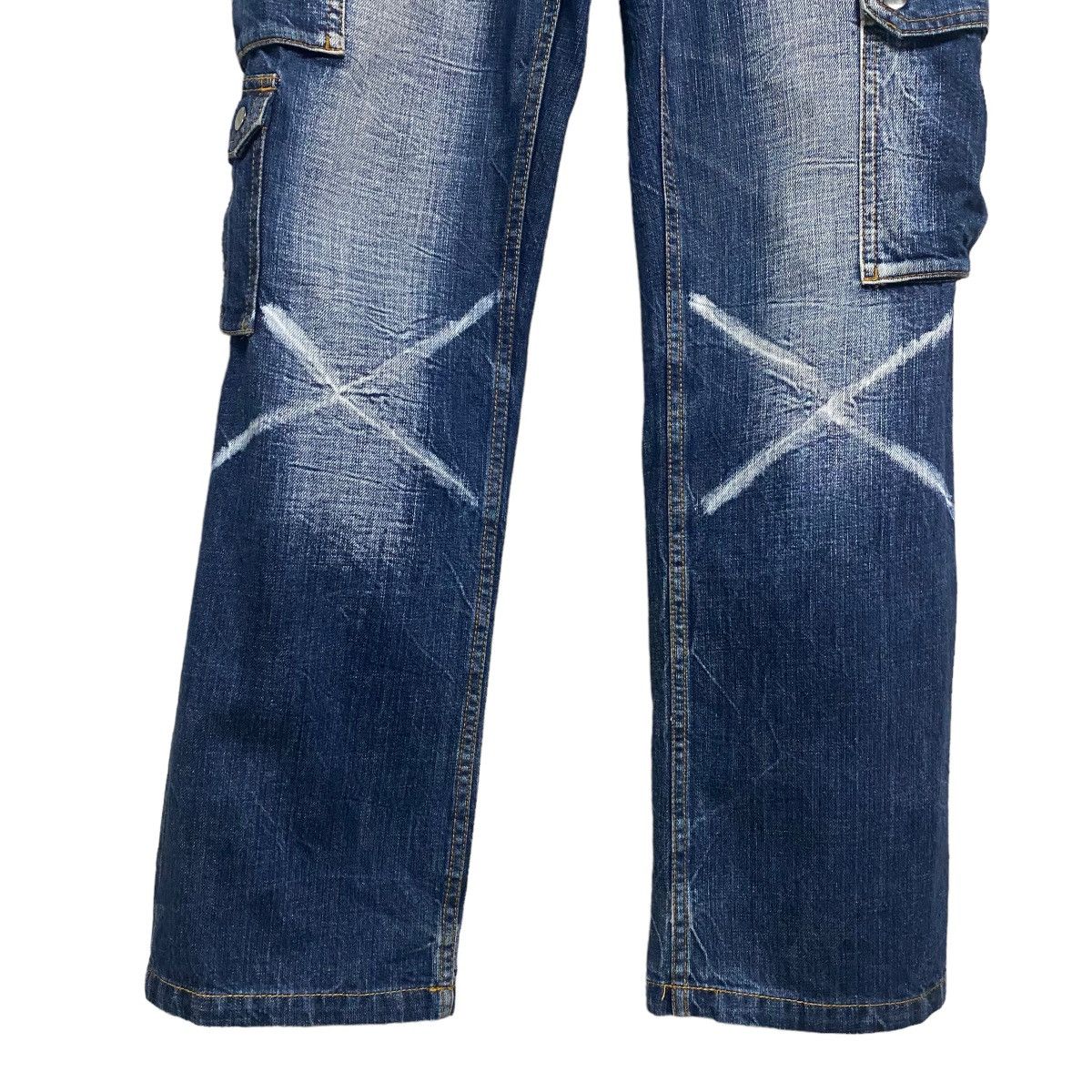 Japanese Brand Japanese Brand Vomanie Denim Cargo Pants Size US 34 / EU 50 - 13 Thumbnail