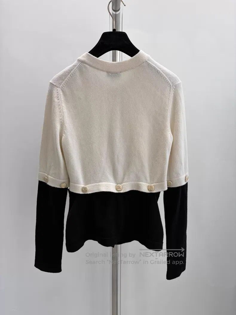 Chanel Chanel Black and white color matching can be disassembled Size XS / US 0-2 / IT 36-38 - 2 Thumbnail