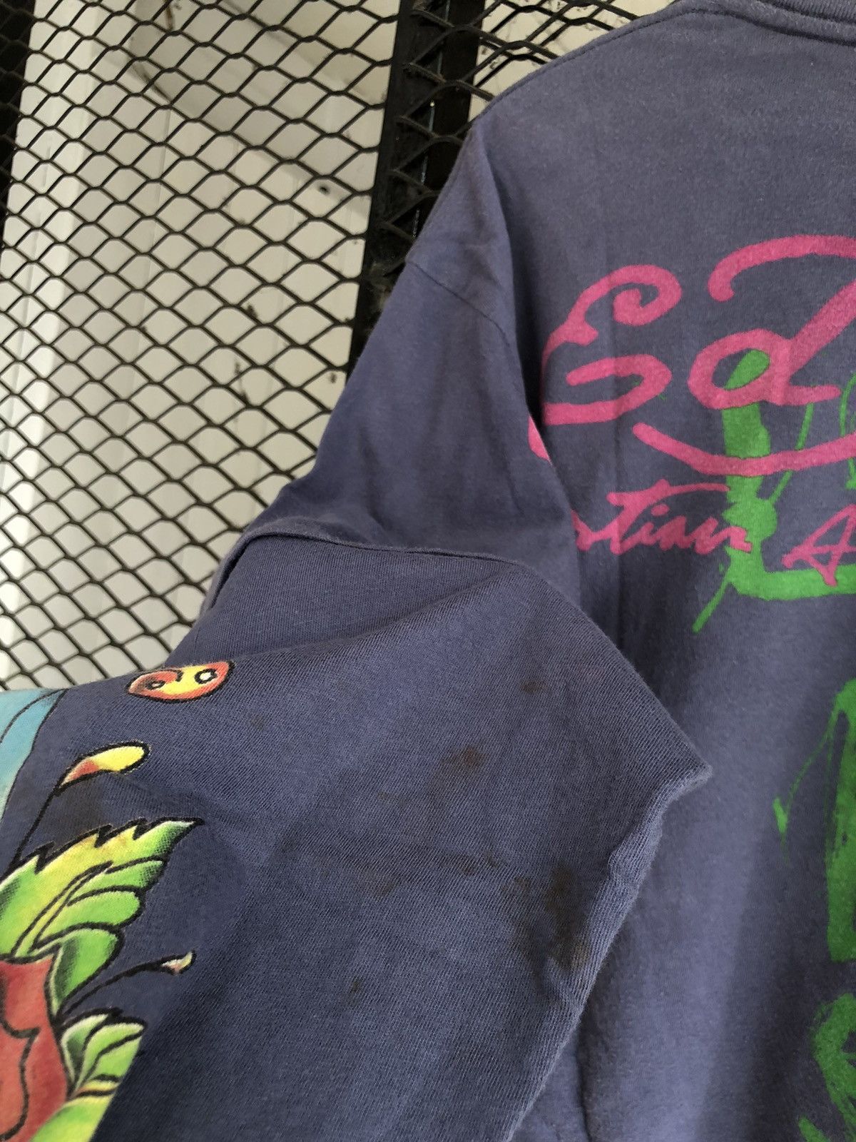 Ed Hardy × Japanese Brand × Vintage ED HARDY CHRISTIAN AUDIGIER “LOVE KILLS SLOWLY” LONG SLEEVE Size US L / EU 52-54 / 3 - 8 Thumbnail