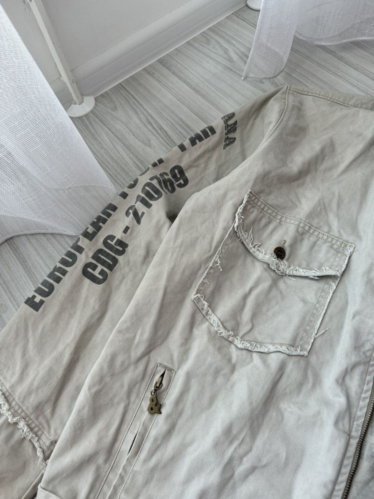Dolce & Gabbana × Vintage Dolce & Gabbana Denim Jacket Tour Multilogo Vintage 90s Size US XL / EU 56 / 4 - 9 Thumbnail