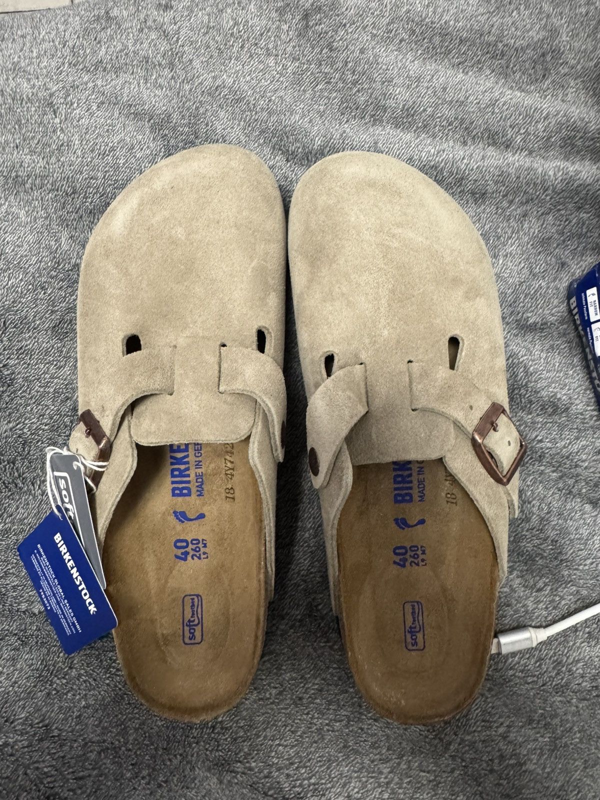 Birkenstock Birkenstock Boston Soft foot bed taupe Size US 9.5 / IT 39.5 - 1 Thumbnail
