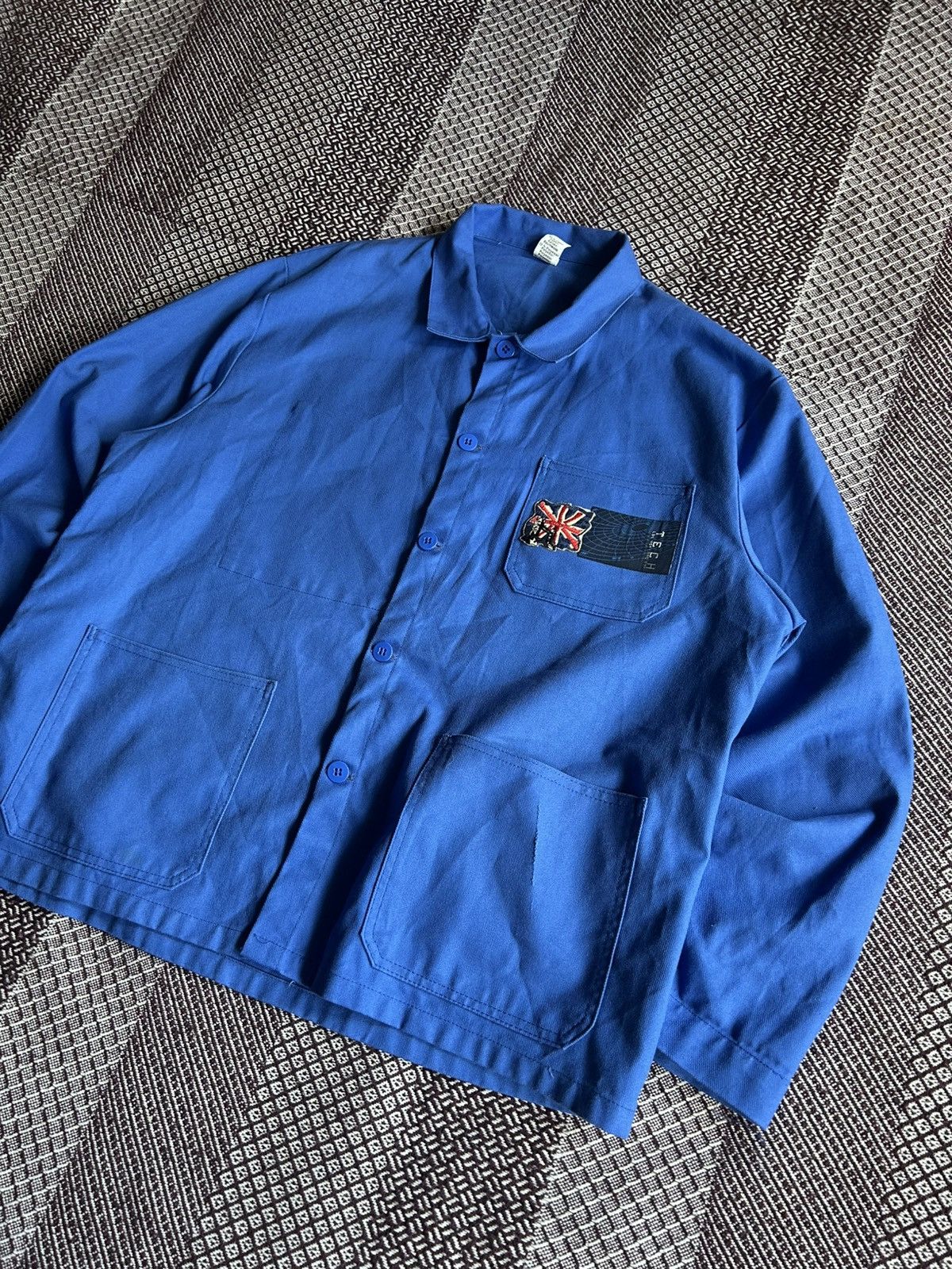 Vintage Vintage Workers Jacket Distressed 80-90s Streetwear Style Size US L / EU 52-54 / 3 - 5 Thumbnail