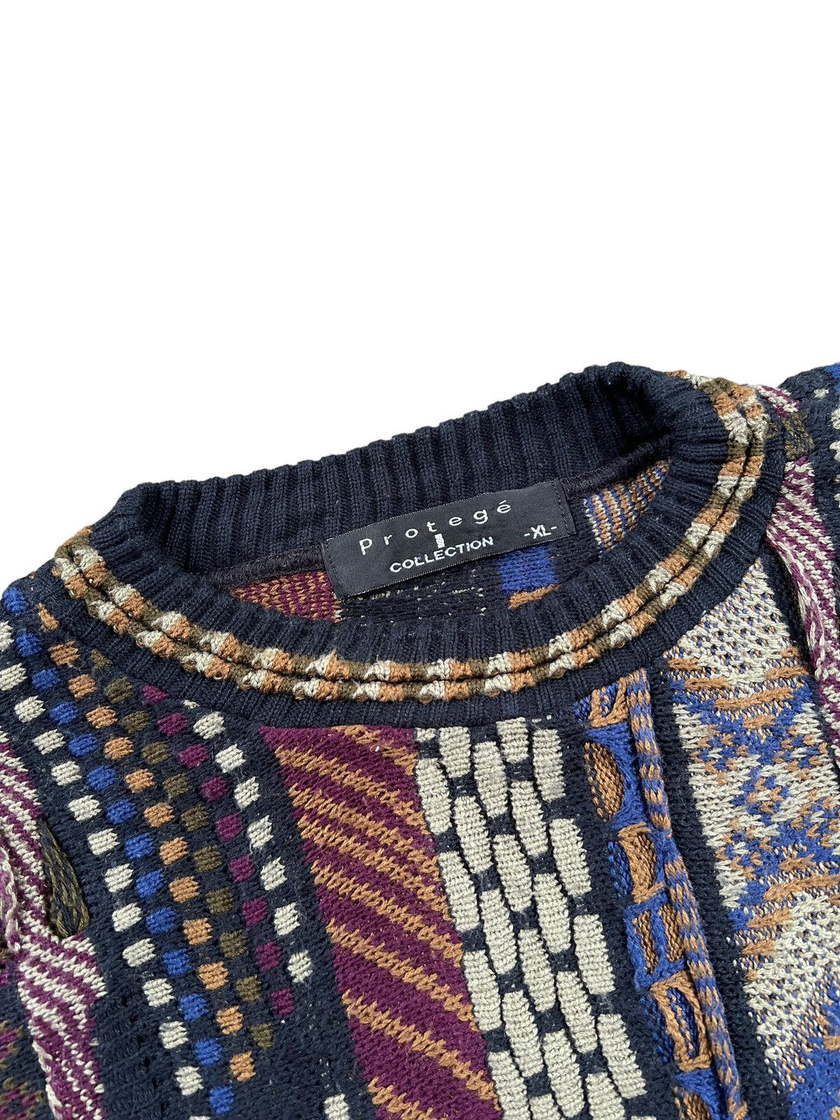 Protege × Vintage Vintage Protege Multicolour Knit Sweater Coogi Size US XL / EU 56 / 4 - 7 Thumbnail