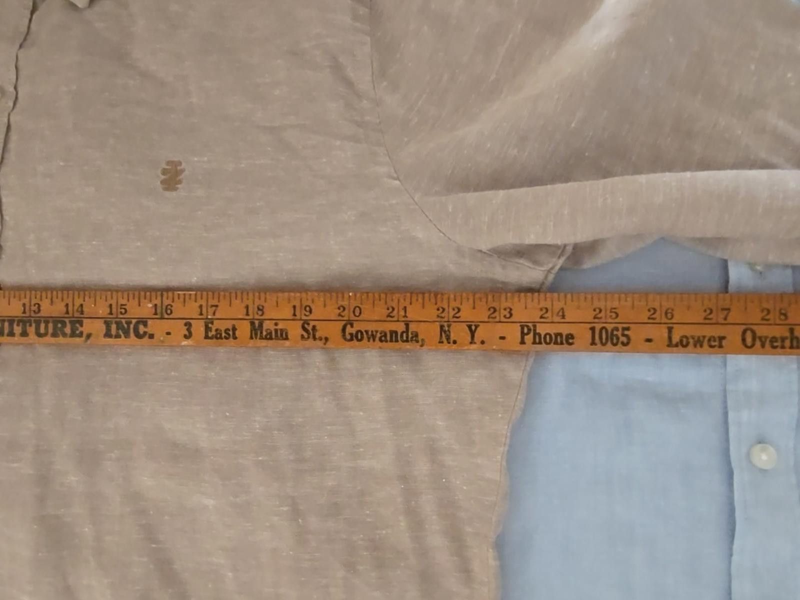 Izod IZOD Mens XL Shirts Linen Long Sleeve Casual Button Up Size US XL / EU 56 / 4 - 7 Thumbnail