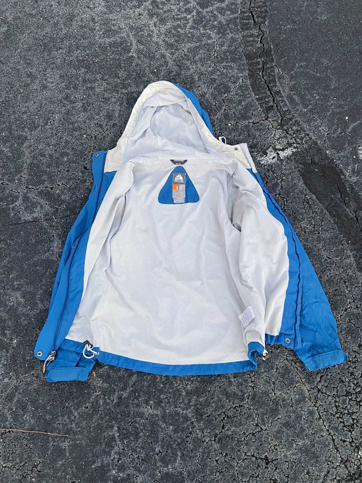 Nike Crazy Vintage Y2K Nike ACG Blue Windbreaker Zip Up Anorak Size US M / EU 48-50 / 2 - 2 Thumbnail