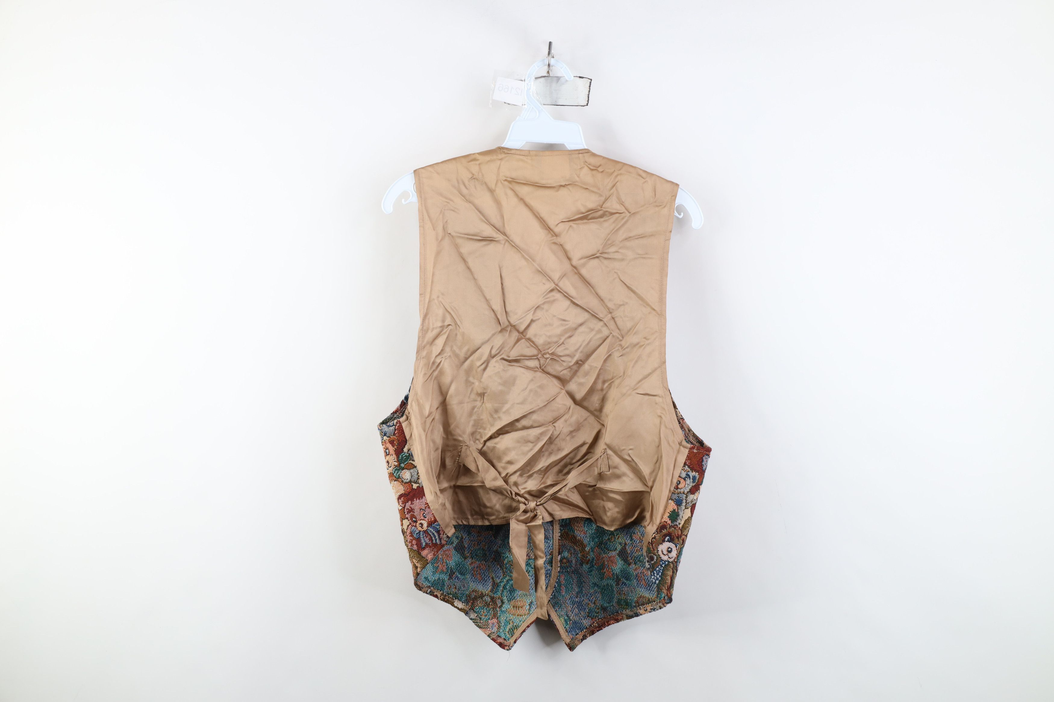 Vintage Vintage 90s Streetwear Teddy Bear Tie Back Vest Jacket USA Size L / US 10 / IT 46 - 11 Thumbnail