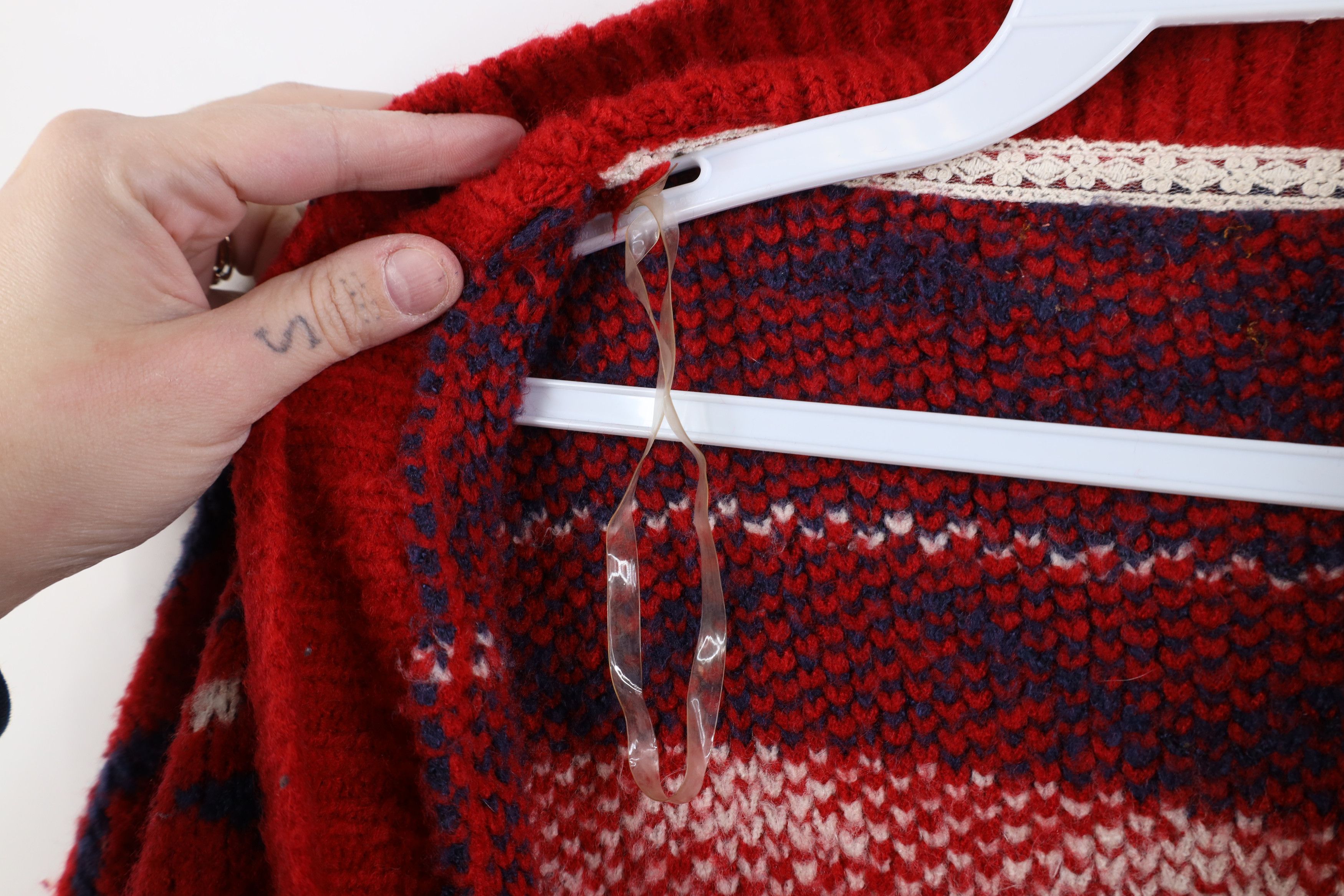 Vintage Vintage 90s Y2K Streetwear Reindeer Cardigan Sweater Size XXL / US 16-18 / IT 52-54 - 8 Thumbnail
