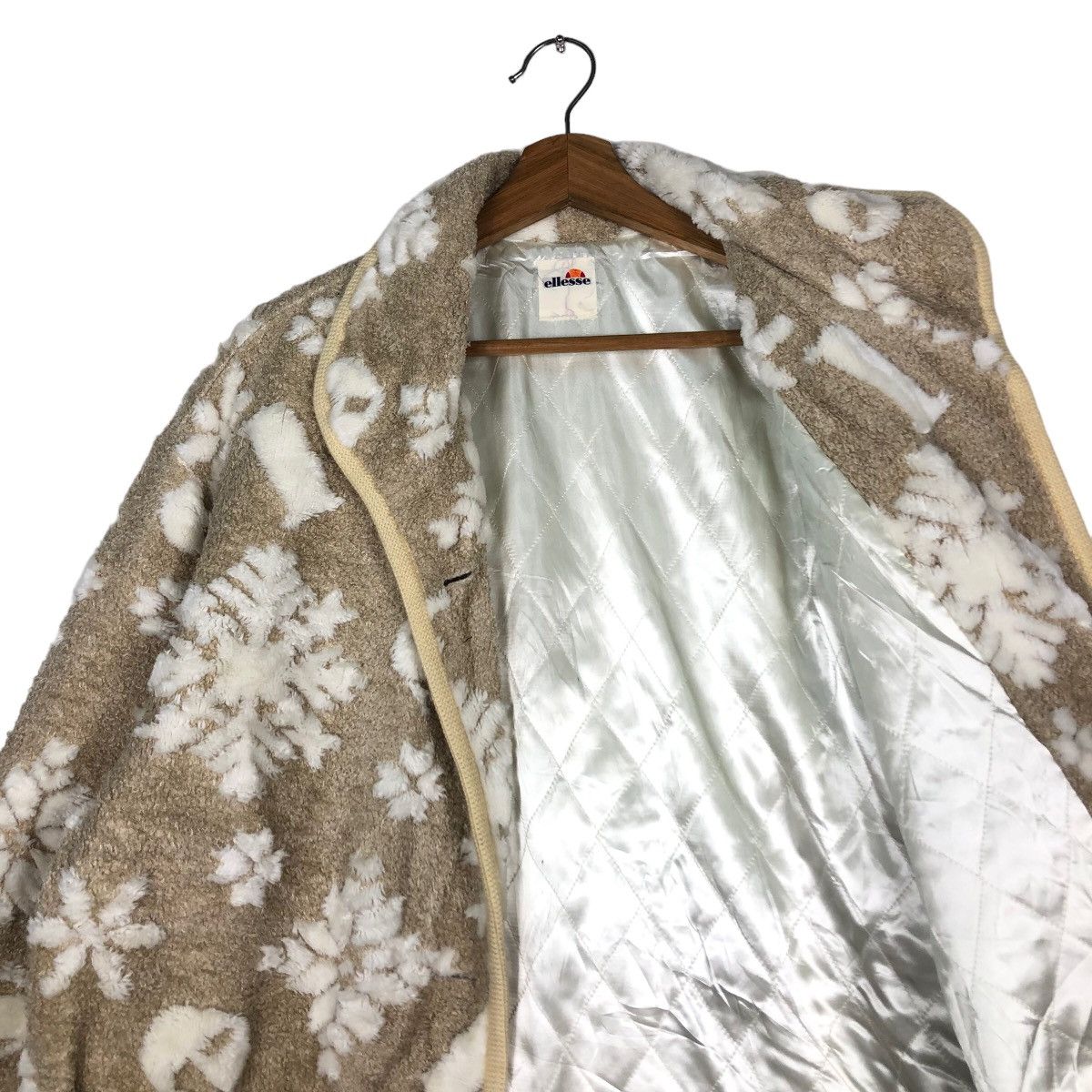 Japanese Brand Vintage Fleece Jacket Ellesse Overprint Design Issey Miyake Size US M / EU 48-50 / 2 - 12 Thumbnail