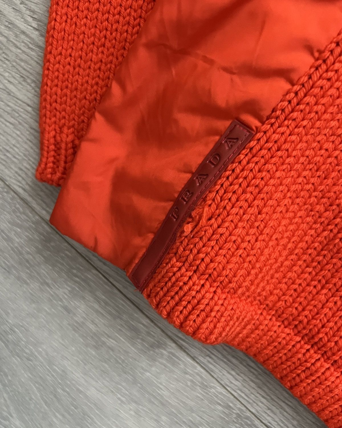 Prada Prada Sport FW1999 Nylon Panelled High Neck Knit Sweater Size US S / EU 44-46 / 1 - 3 Thumbnail