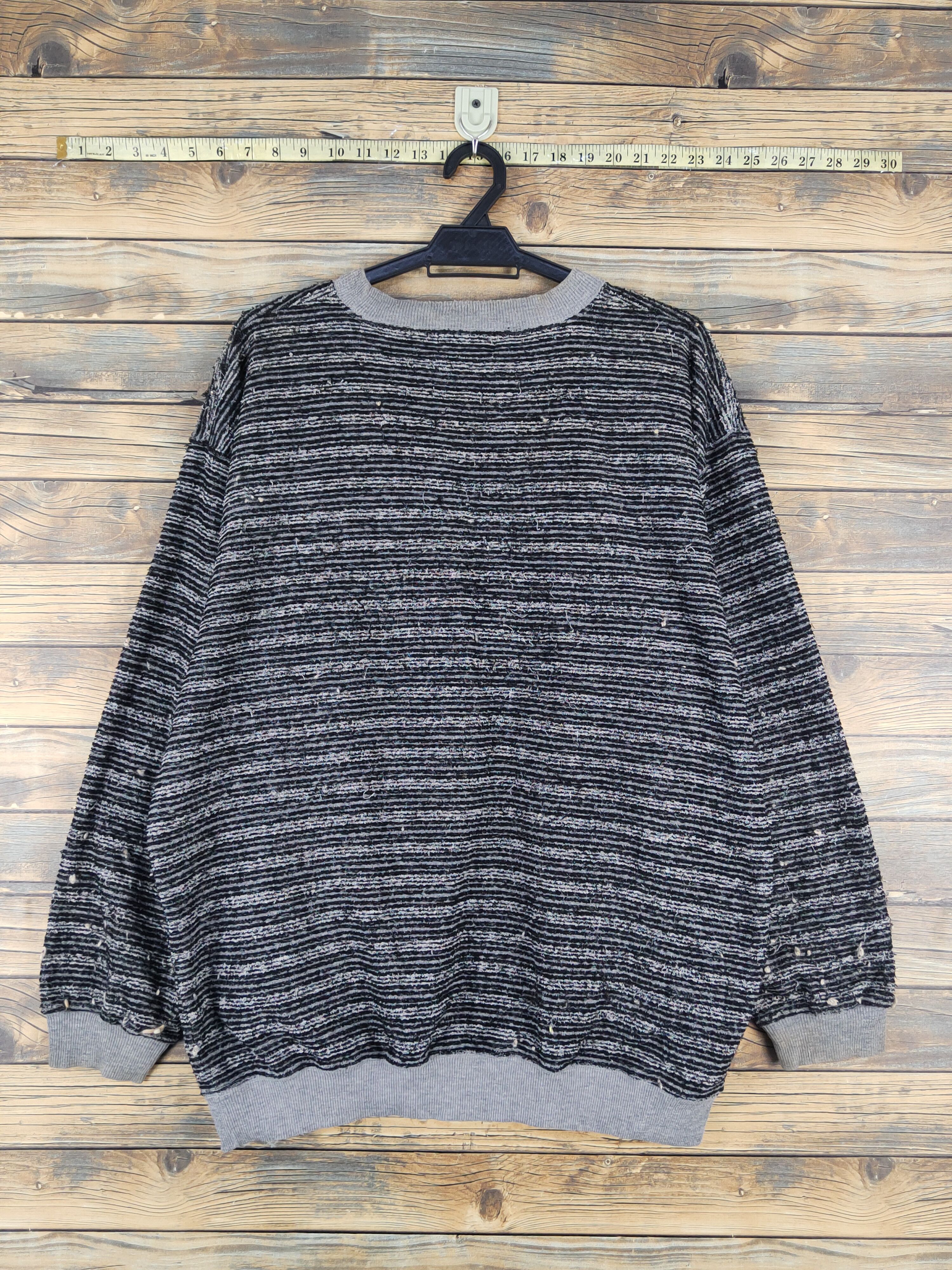 Homespun Knitwear Cambridge Polo Club stripe Knitwear Sweatshirt vtg #W1555 Size US XL / EU 56 / 4 - 8 Thumbnail